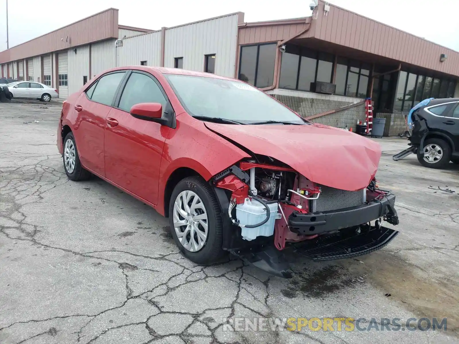 1 Photograph of a damaged car 2T1BURHE9KC128084 TOYOTA COROLLA 2019