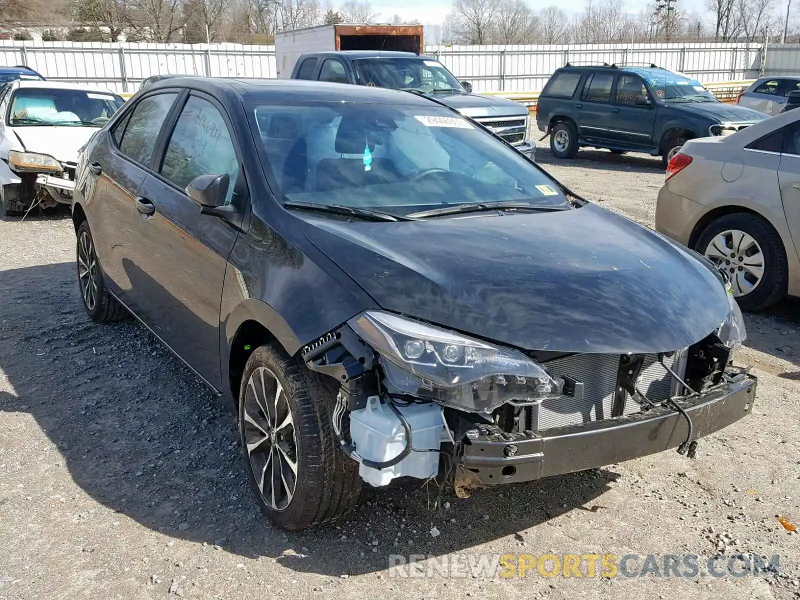 1 Photograph of a damaged car 2T1BURHE9KC128974 TOYOTA COROLLA 2019