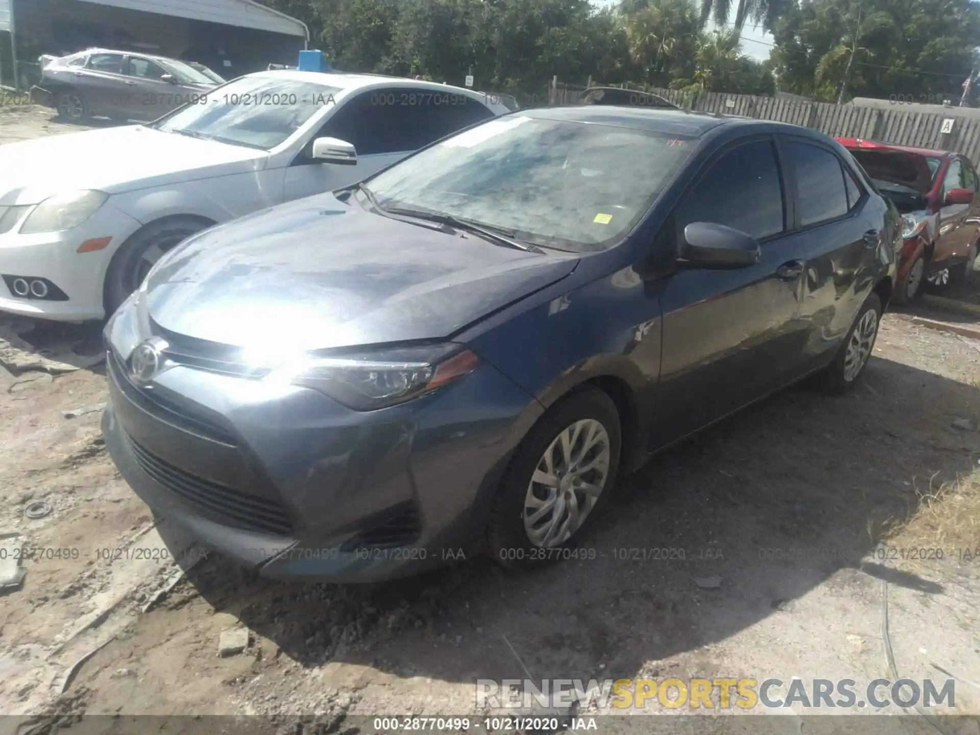 2 Photograph of a damaged car 2T1BURHE9KC129770 TOYOTA COROLLA 2019