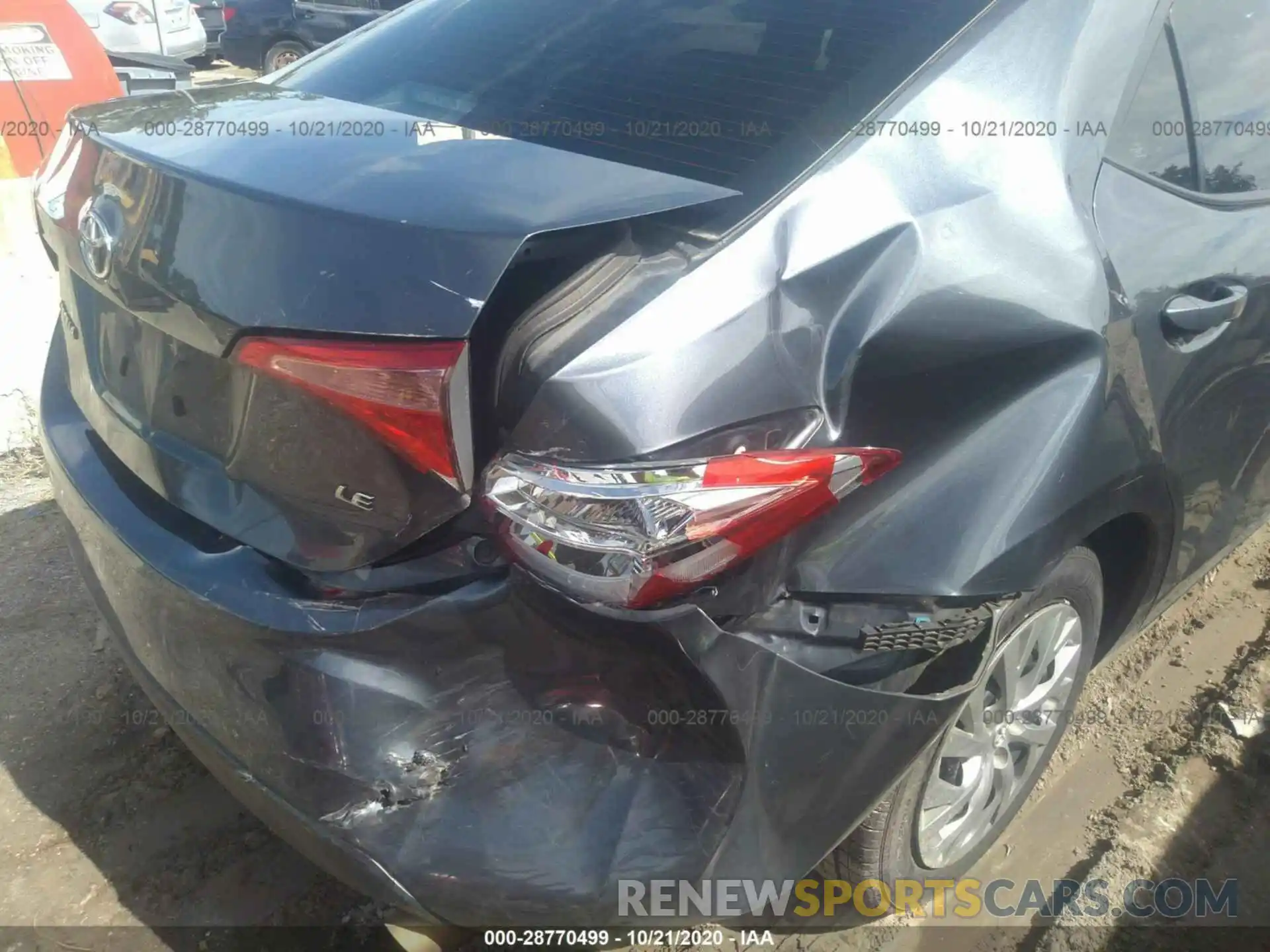 6 Photograph of a damaged car 2T1BURHE9KC129770 TOYOTA COROLLA 2019