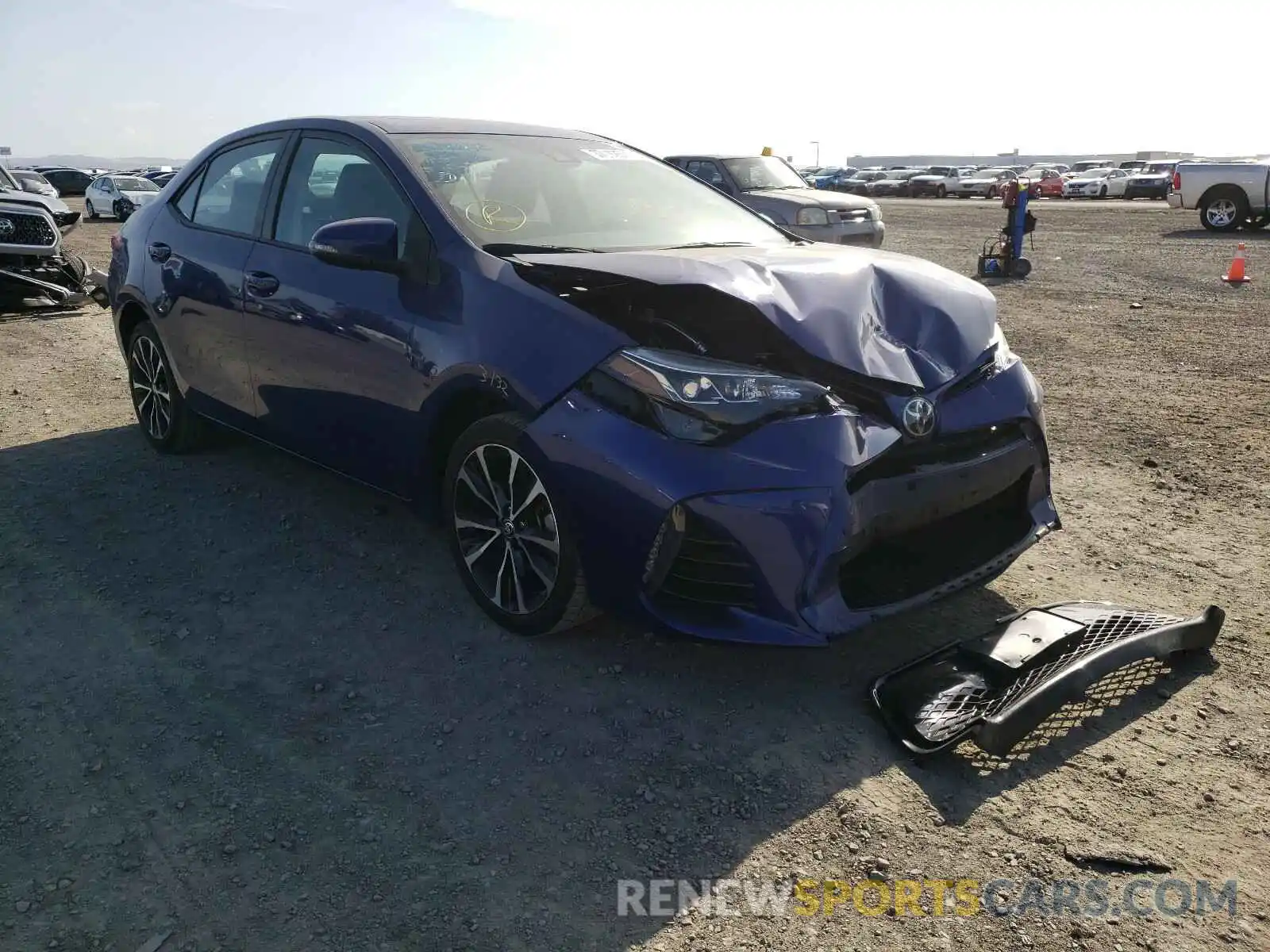 1 Photograph of a damaged car 2T1BURHE9KC129798 TOYOTA COROLLA 2019