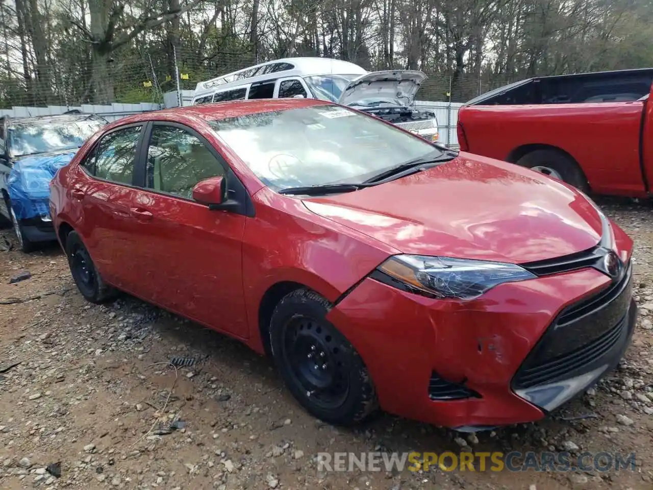 1 Photograph of a damaged car 2T1BURHE9KC130241 TOYOTA COROLLA 2019