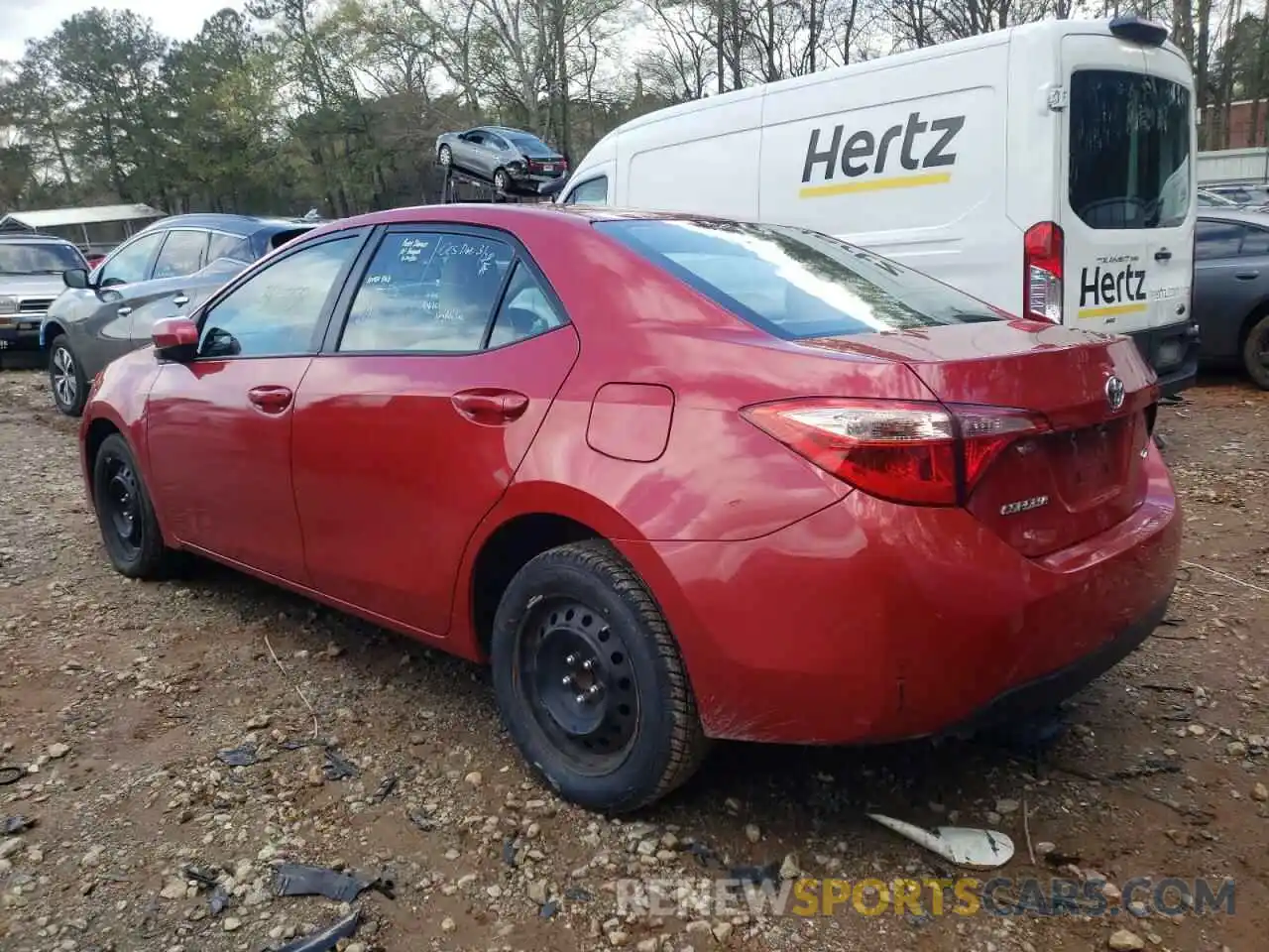 3 Photograph of a damaged car 2T1BURHE9KC130241 TOYOTA COROLLA 2019