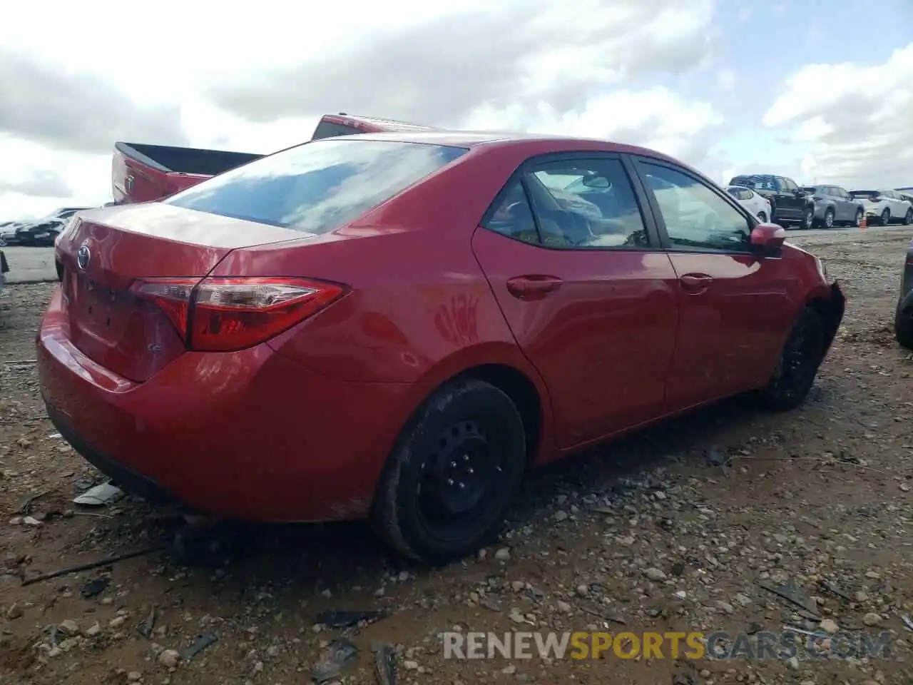 4 Photograph of a damaged car 2T1BURHE9KC130241 TOYOTA COROLLA 2019