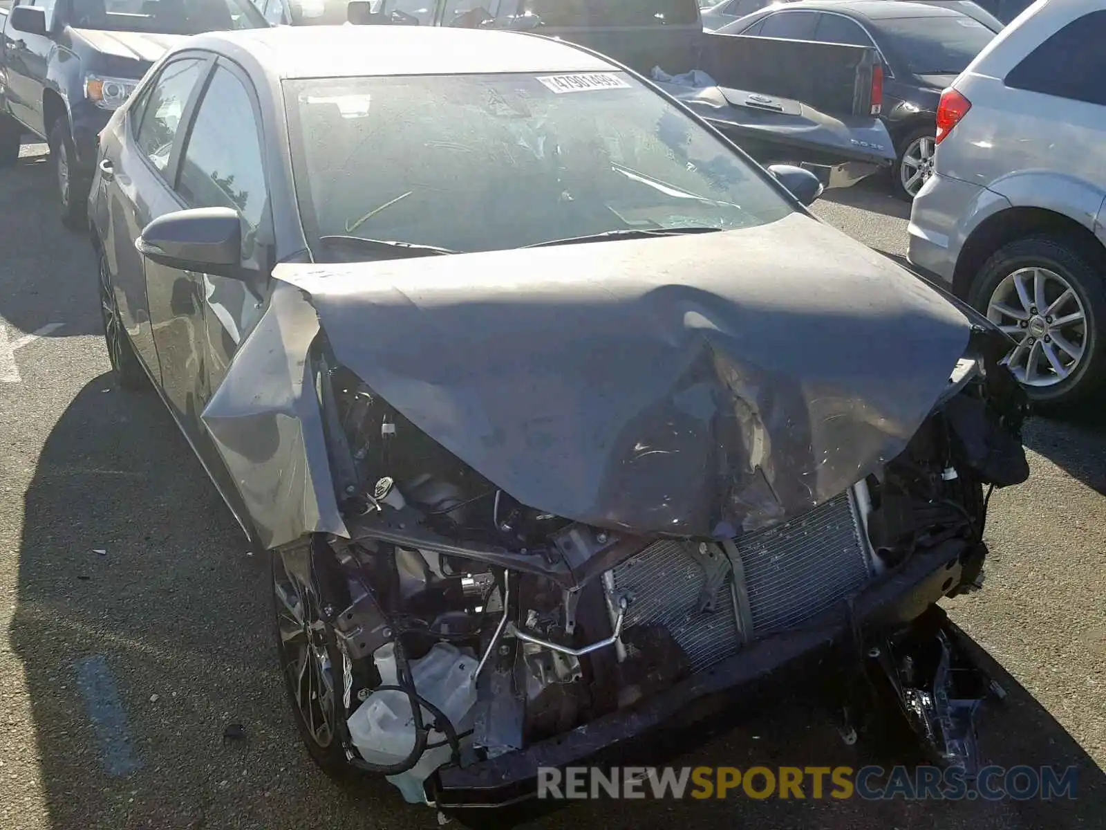 1 Photograph of a damaged car 2T1BURHE9KC130658 TOYOTA COROLLA 2019