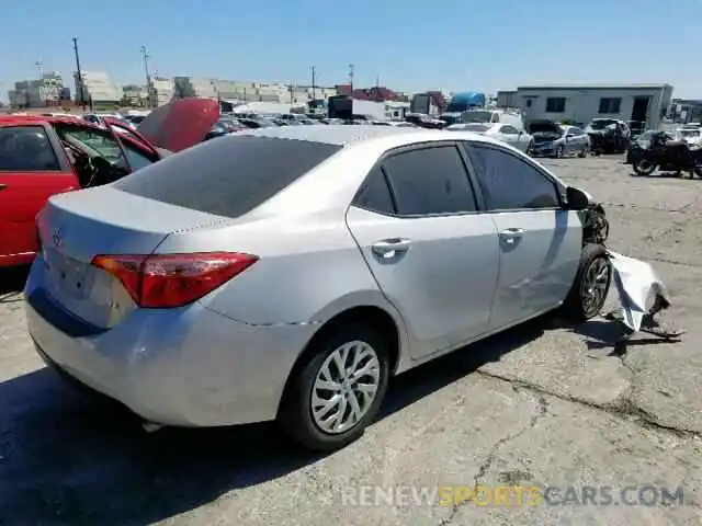 4 Photograph of a damaged car 2T1BURHE9KC130773 TOYOTA COROLLA 2019