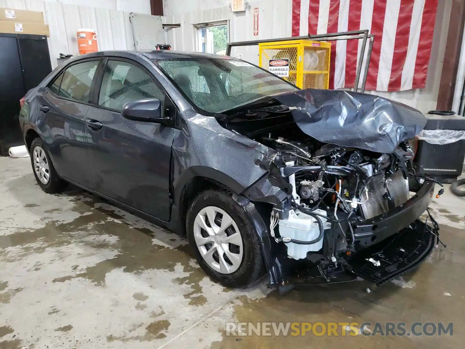 1 Photograph of a damaged car 2T1BURHE9KC131213 TOYOTA COROLLA 2019