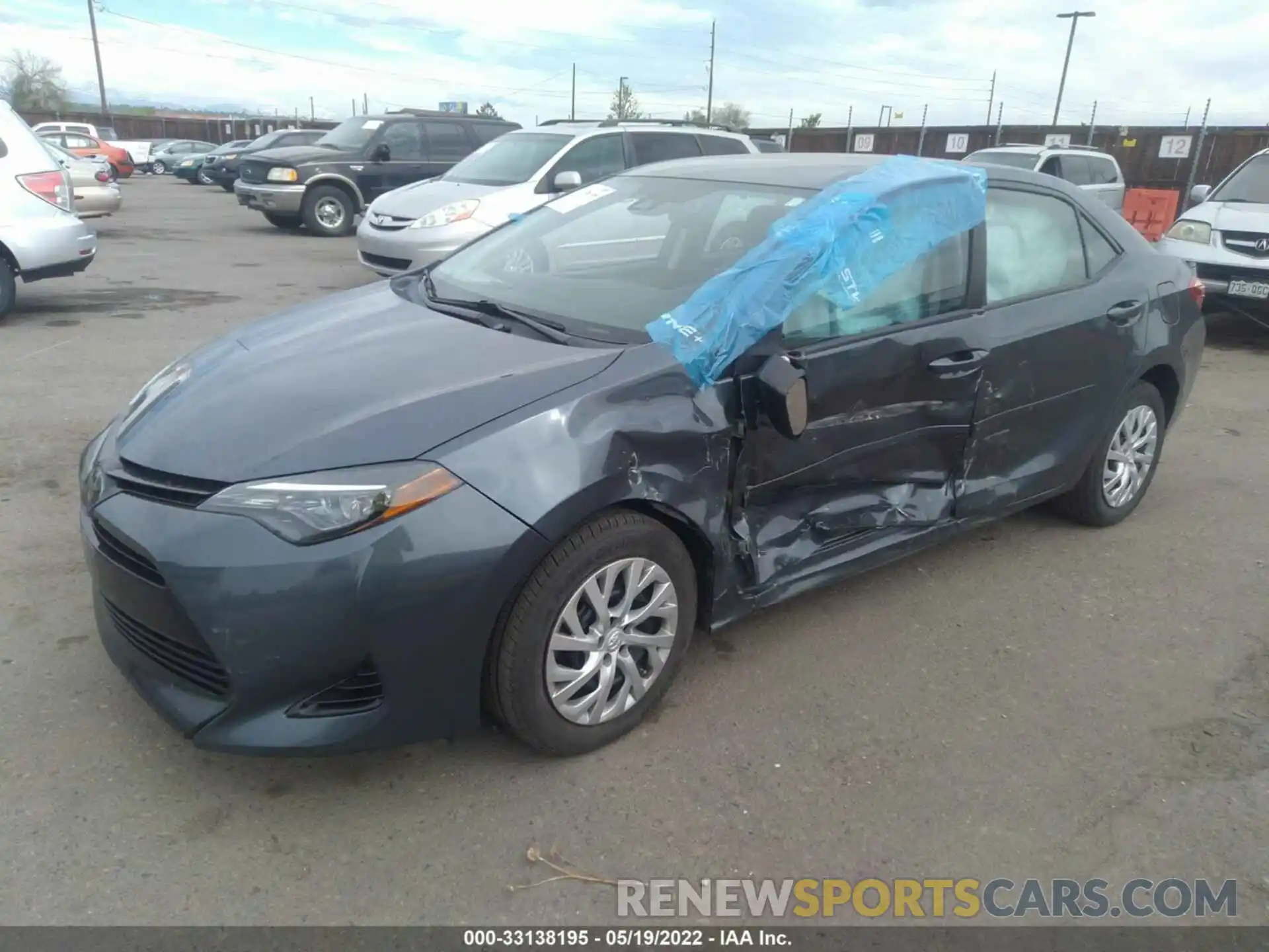 2 Photograph of a damaged car 2T1BURHE9KC131437 TOYOTA COROLLA 2019