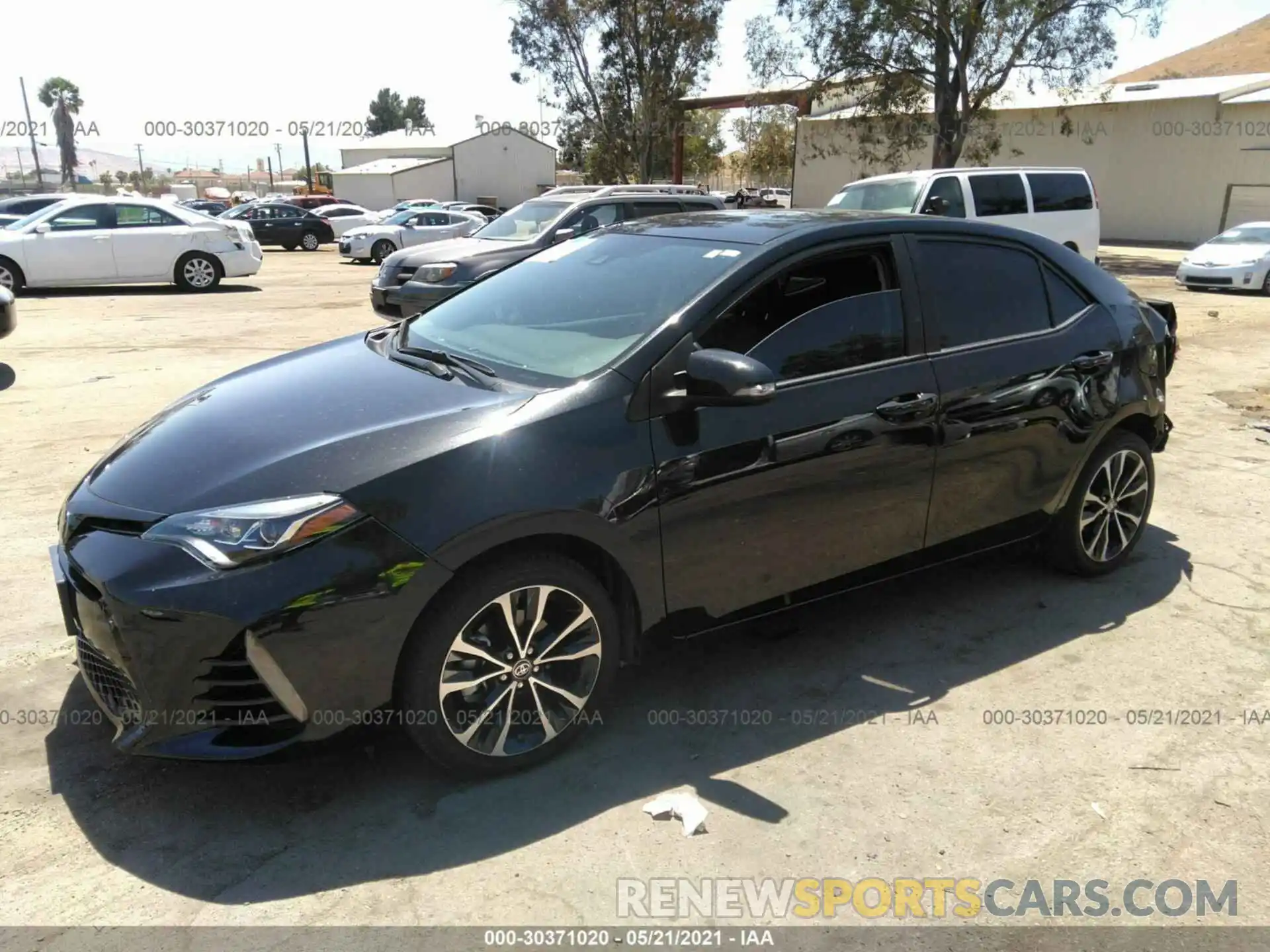 2 Photograph of a damaged car 2T1BURHE9KC132152 TOYOTA COROLLA 2019