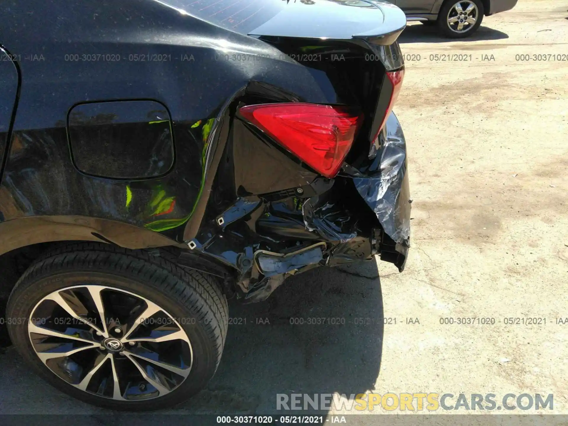 6 Photograph of a damaged car 2T1BURHE9KC132152 TOYOTA COROLLA 2019