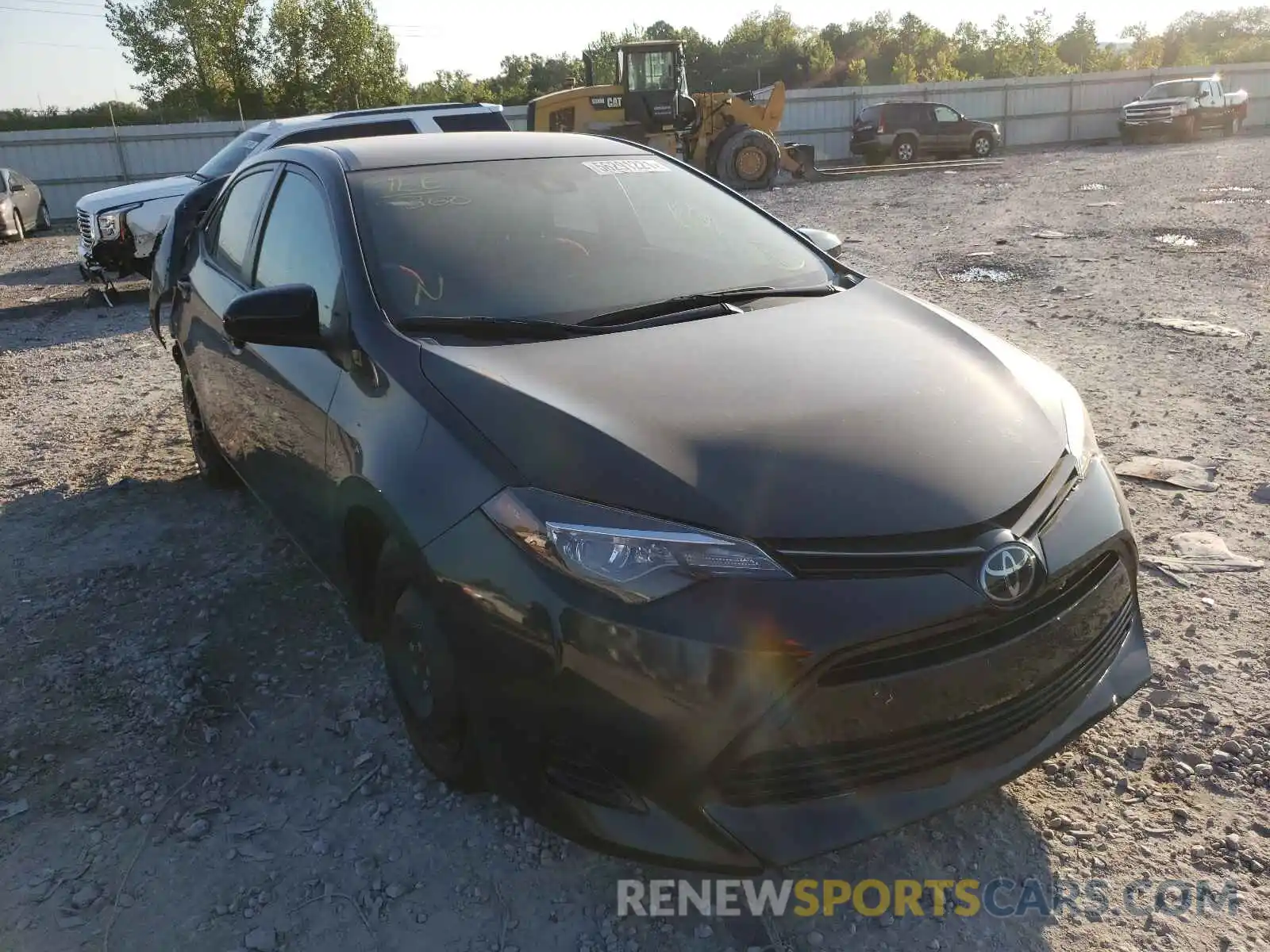 1 Photograph of a damaged car 2T1BURHE9KC132247 TOYOTA COROLLA 2019