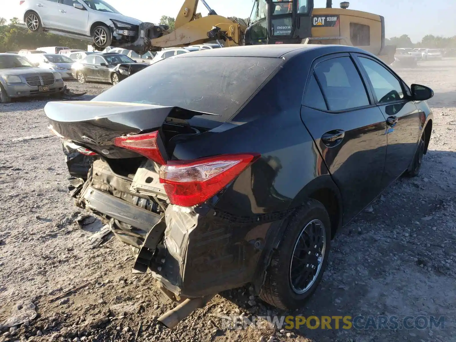 4 Photograph of a damaged car 2T1BURHE9KC132247 TOYOTA COROLLA 2019