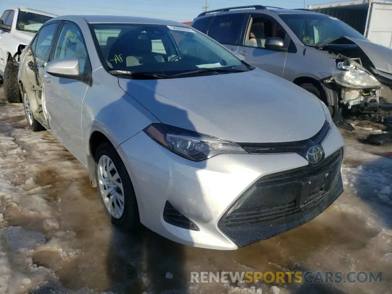 1 Photograph of a damaged car 2T1BURHE9KC132331 TOYOTA COROLLA 2019