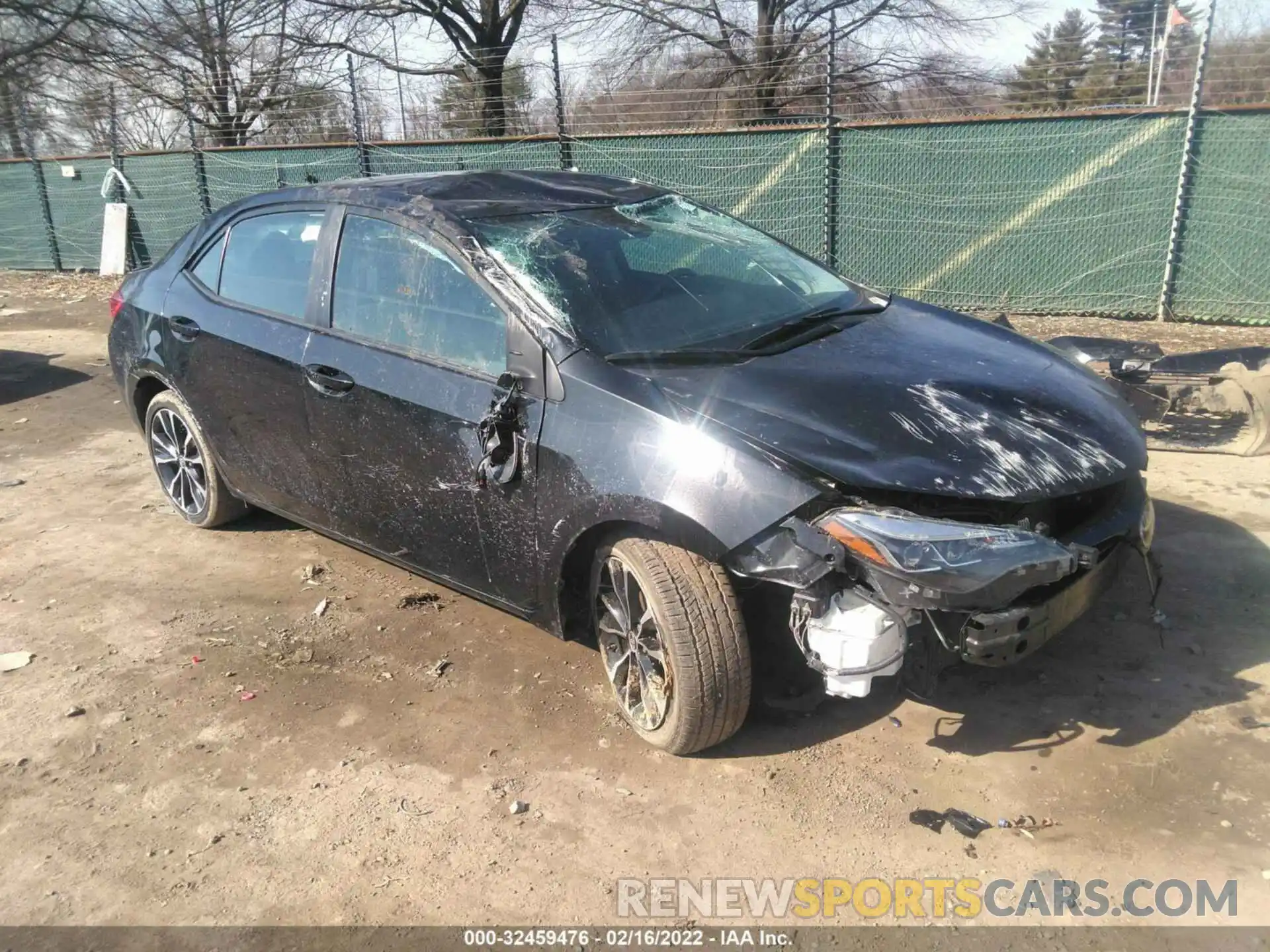 1 Photograph of a damaged car 2T1BURHE9KC132491 TOYOTA COROLLA 2019