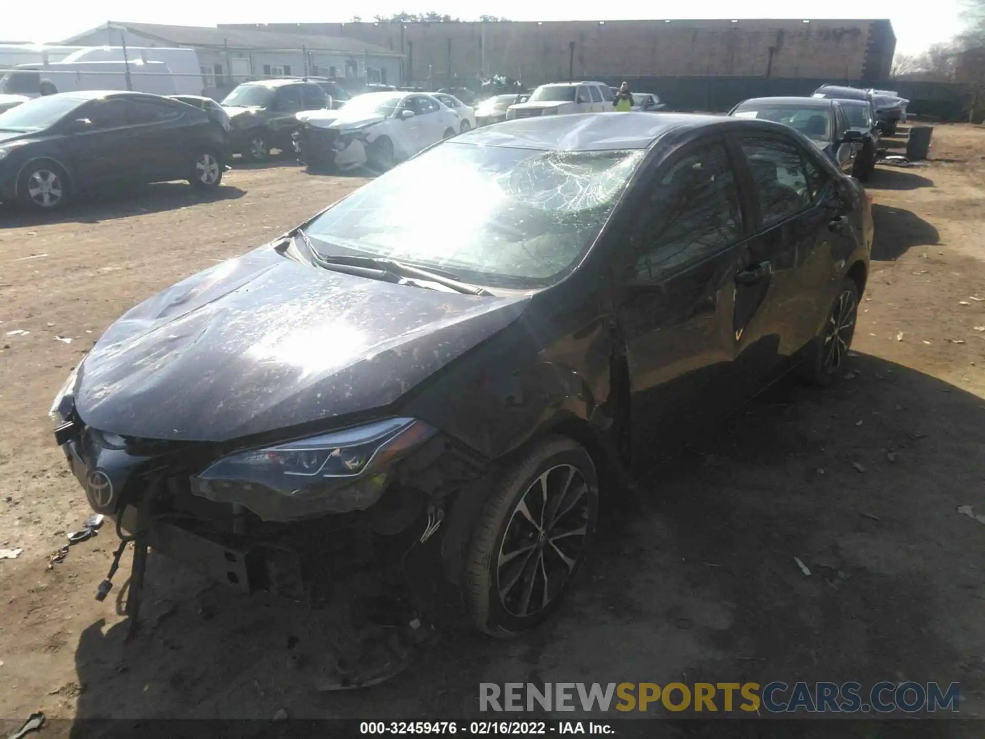 2 Photograph of a damaged car 2T1BURHE9KC132491 TOYOTA COROLLA 2019