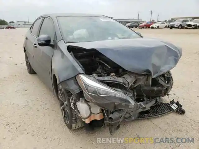 1 Photograph of a damaged car 2T1BURHE9KC133155 TOYOTA COROLLA 2019