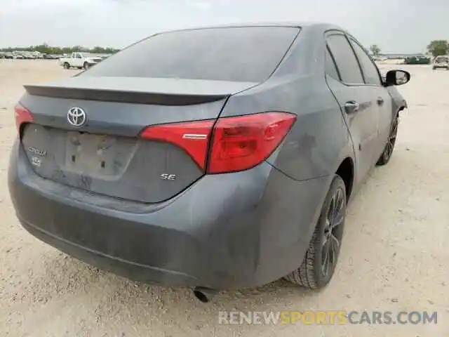 4 Photograph of a damaged car 2T1BURHE9KC133155 TOYOTA COROLLA 2019