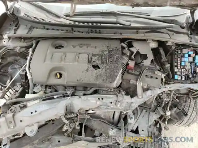 7 Photograph of a damaged car 2T1BURHE9KC133155 TOYOTA COROLLA 2019