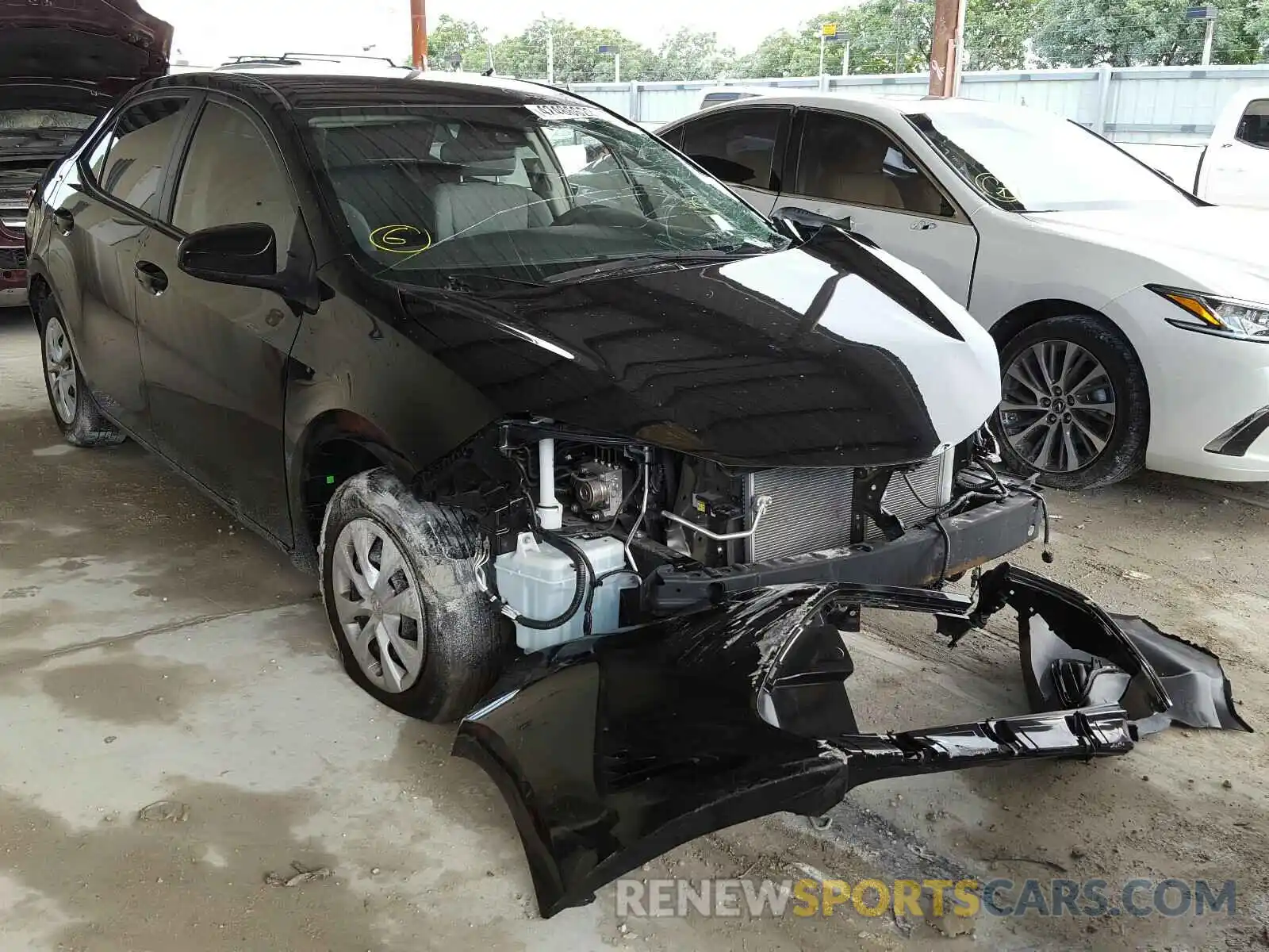 1 Photograph of a damaged car 2T1BURHE9KC133379 TOYOTA COROLLA 2019