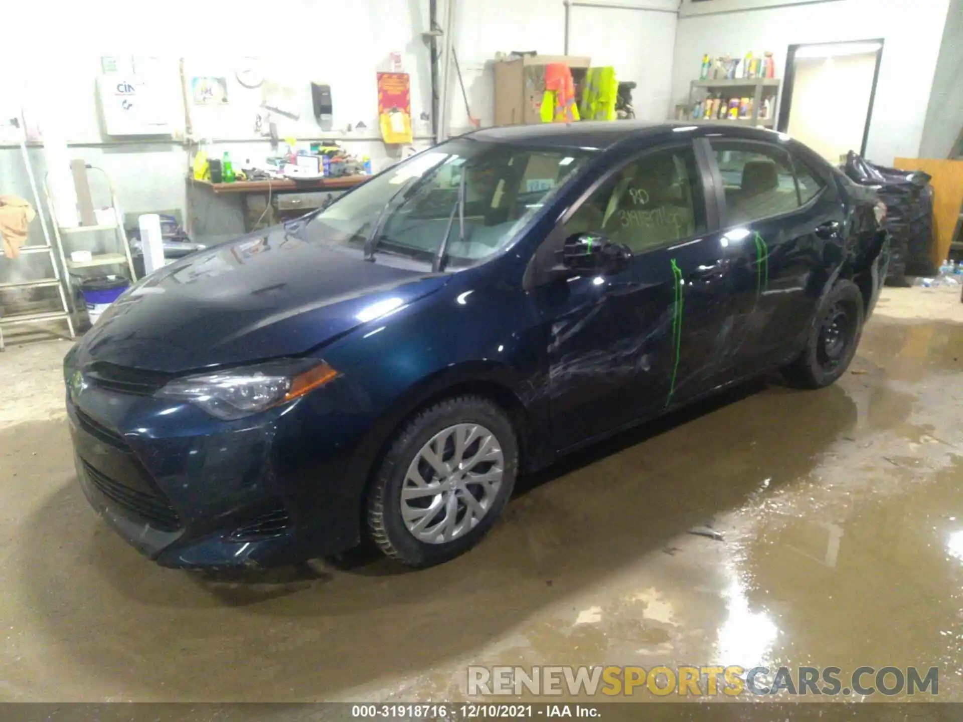 2 Photograph of a damaged car 2T1BURHE9KC133561 TOYOTA COROLLA 2019