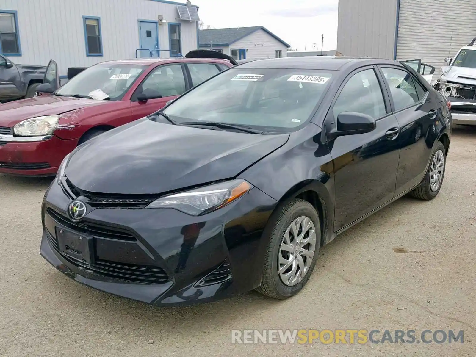 2 Photograph of a damaged car 2T1BURHE9KC134127 TOYOTA COROLLA 2019