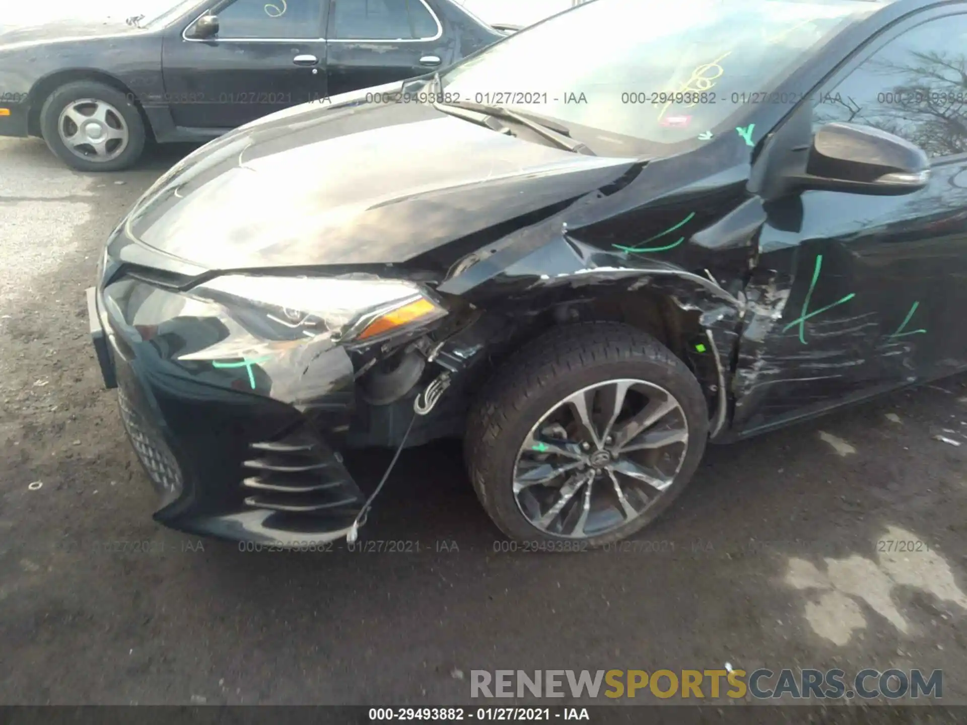 6 Photograph of a damaged car 2T1BURHE9KC134368 TOYOTA COROLLA 2019