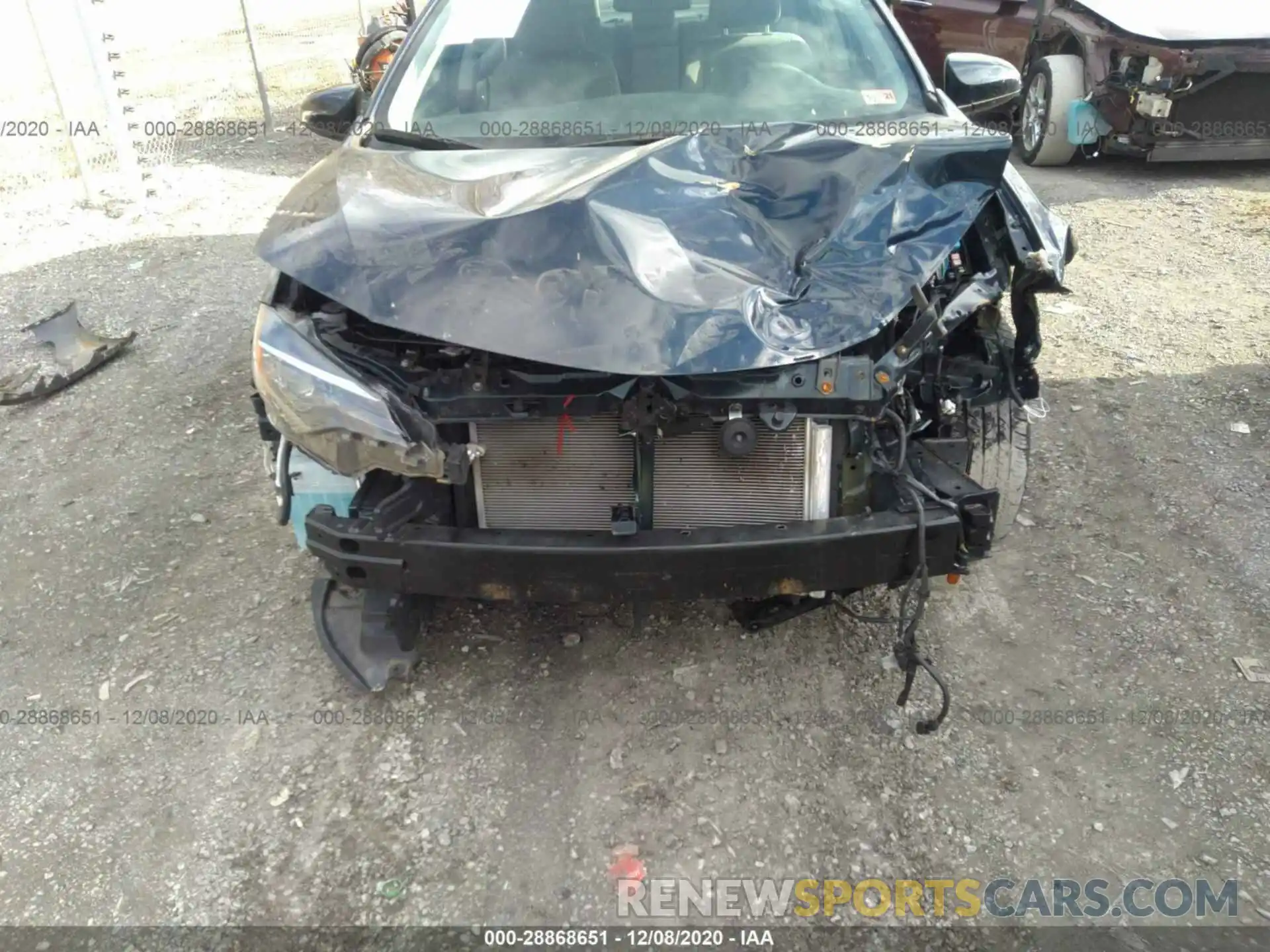 6 Photograph of a damaged car 2T1BURHE9KC134967 TOYOTA COROLLA 2019