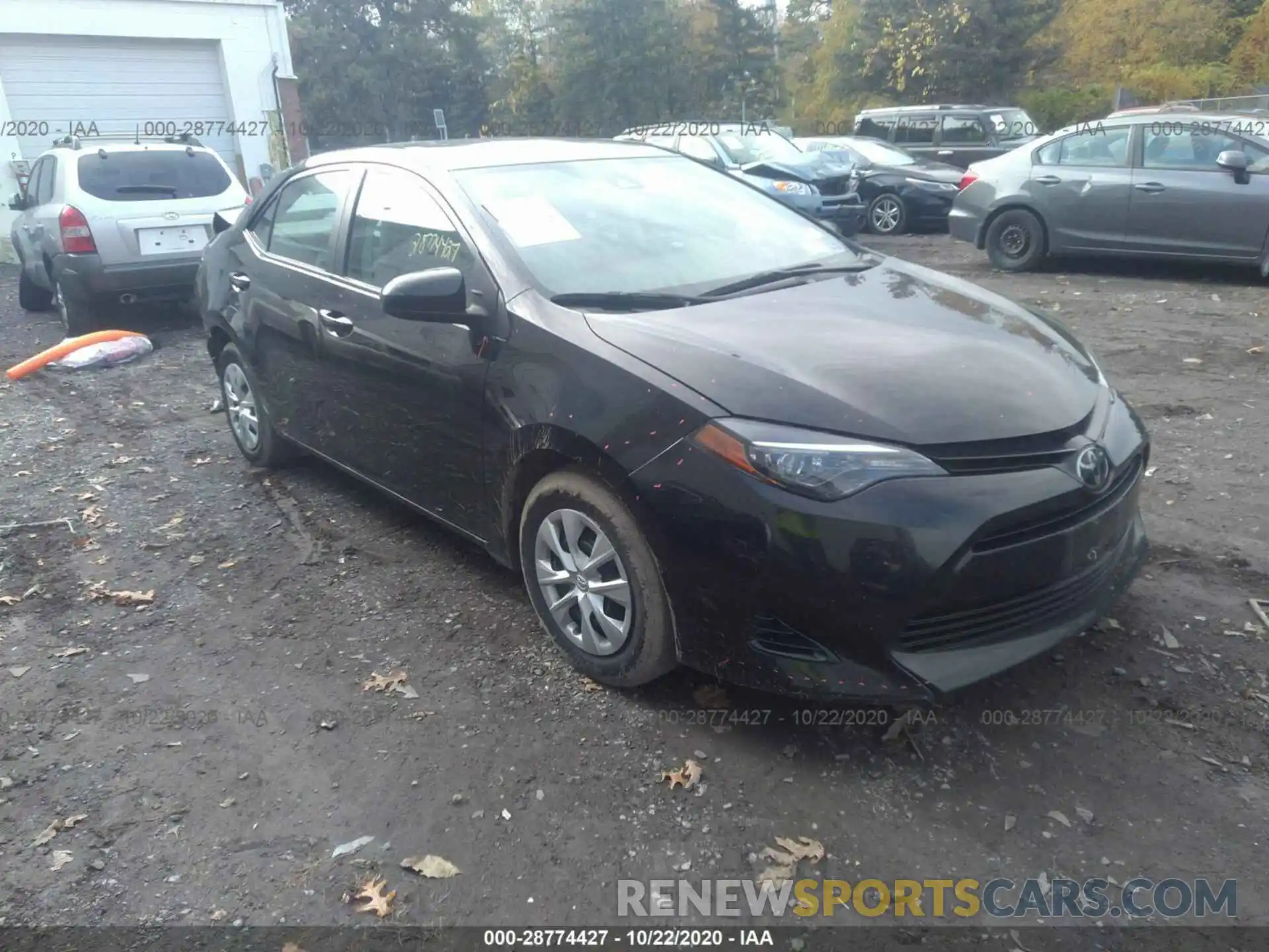 1 Photograph of a damaged car 2T1BURHE9KC135780 TOYOTA COROLLA 2019