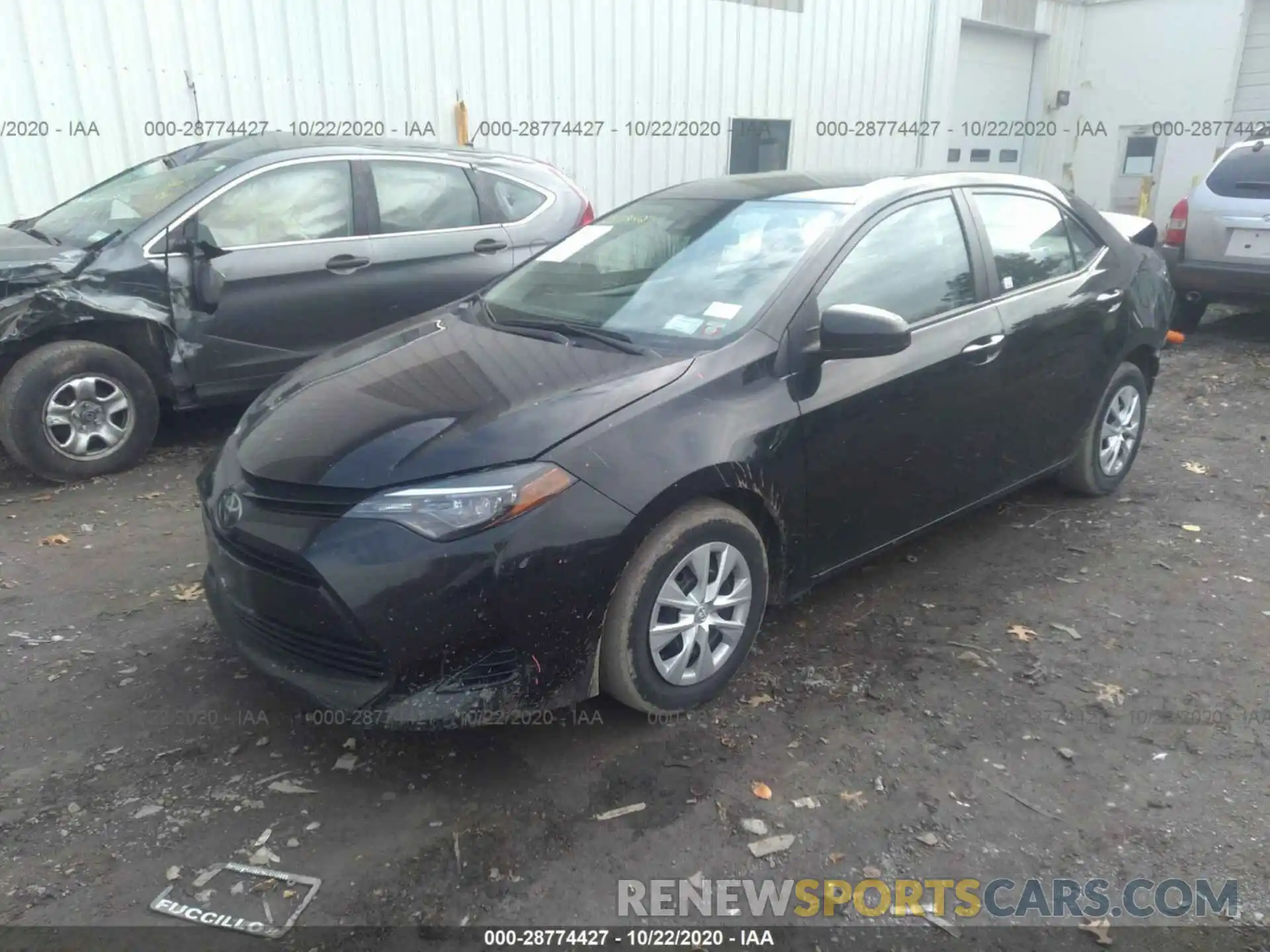 2 Photograph of a damaged car 2T1BURHE9KC135780 TOYOTA COROLLA 2019