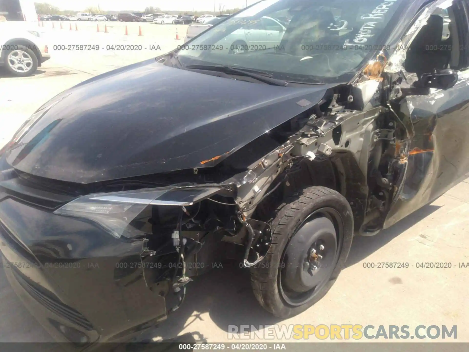 6 Photograph of a damaged car 2T1BURHE9KC136282 TOYOTA COROLLA 2019