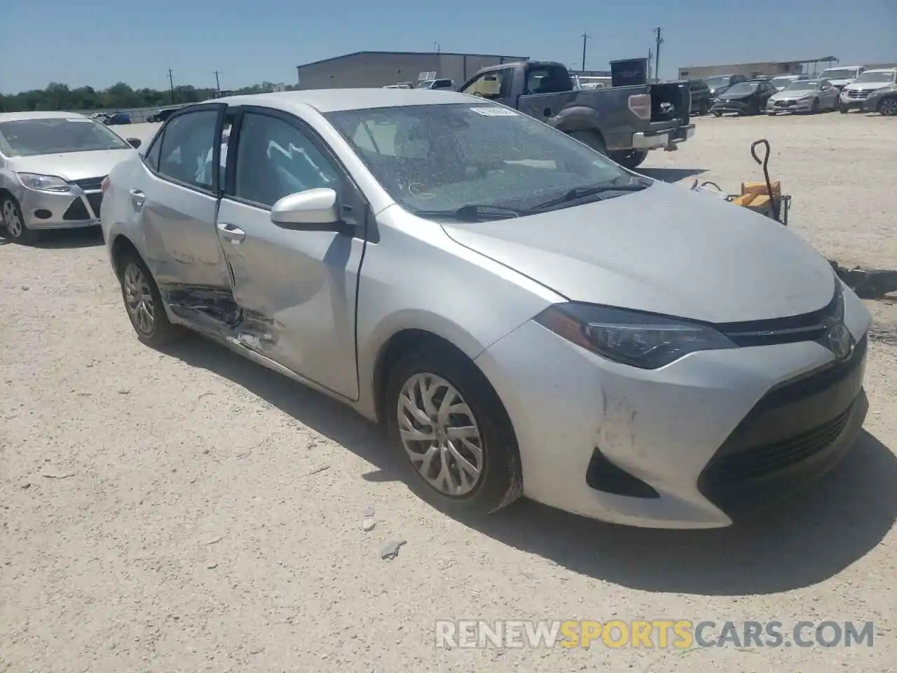 1 Photograph of a damaged car 2T1BURHE9KC137660 TOYOTA COROLLA 2019