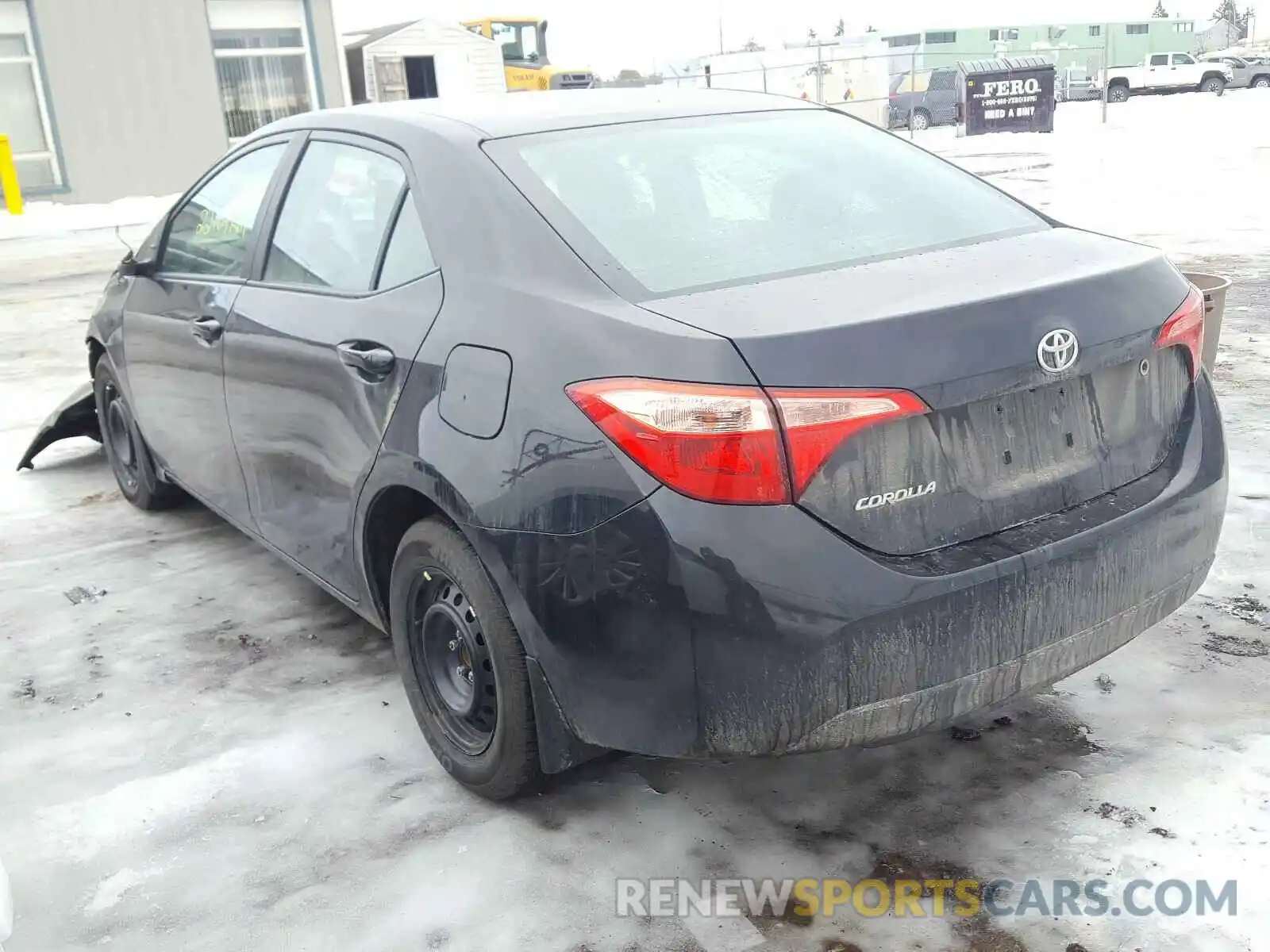 3 Photograph of a damaged car 2T1BURHE9KC137755 TOYOTA COROLLA 2019