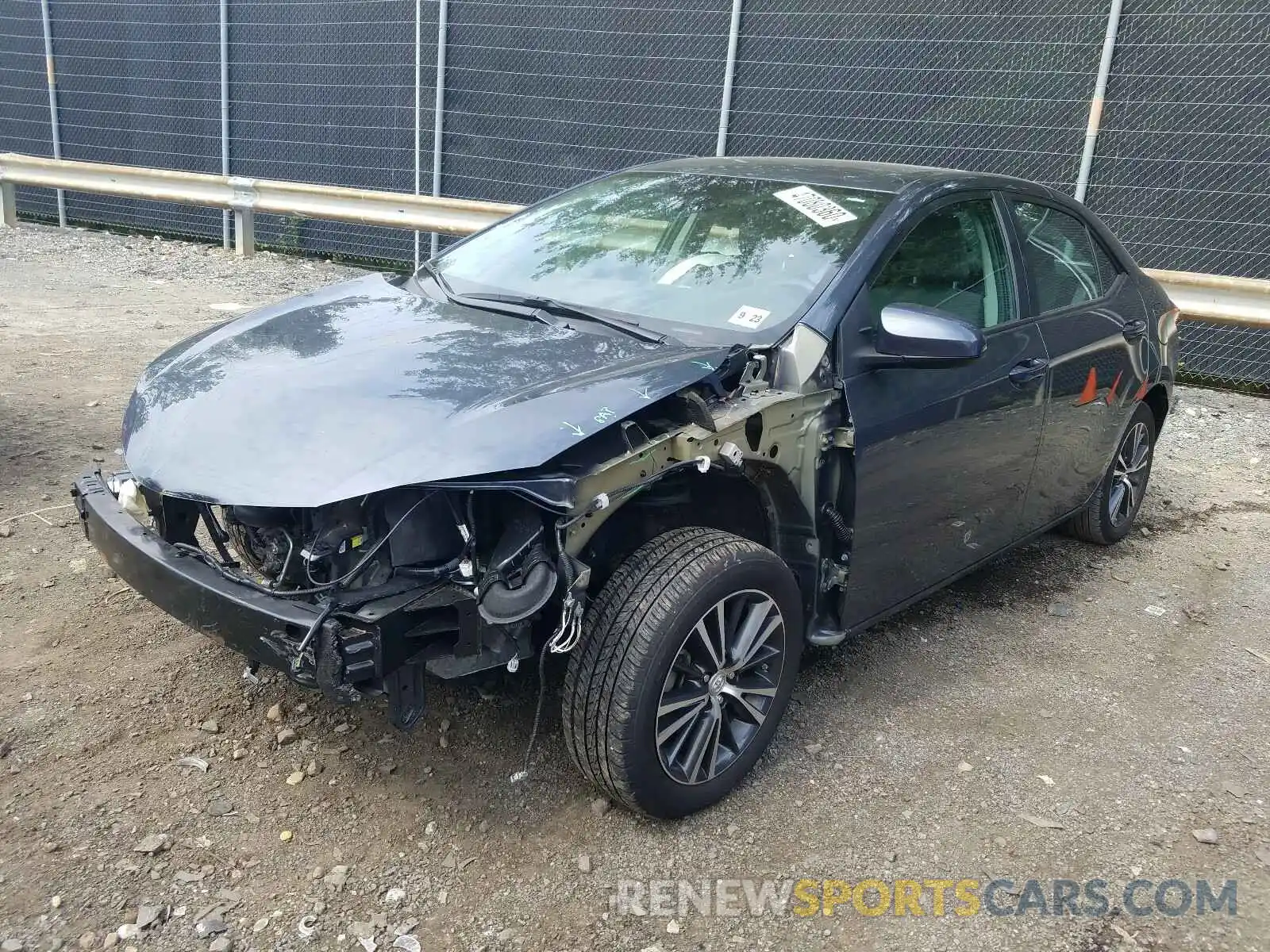 2 Photograph of a damaged car 2T1BURHE9KC138761 TOYOTA COROLLA 2019