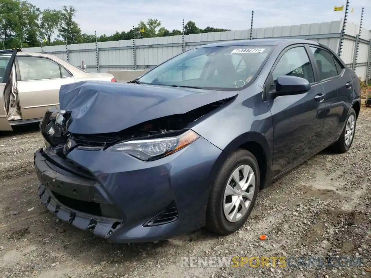 2 Photograph of a damaged car 2T1BURHE9KC138825 TOYOTA COROLLA 2019