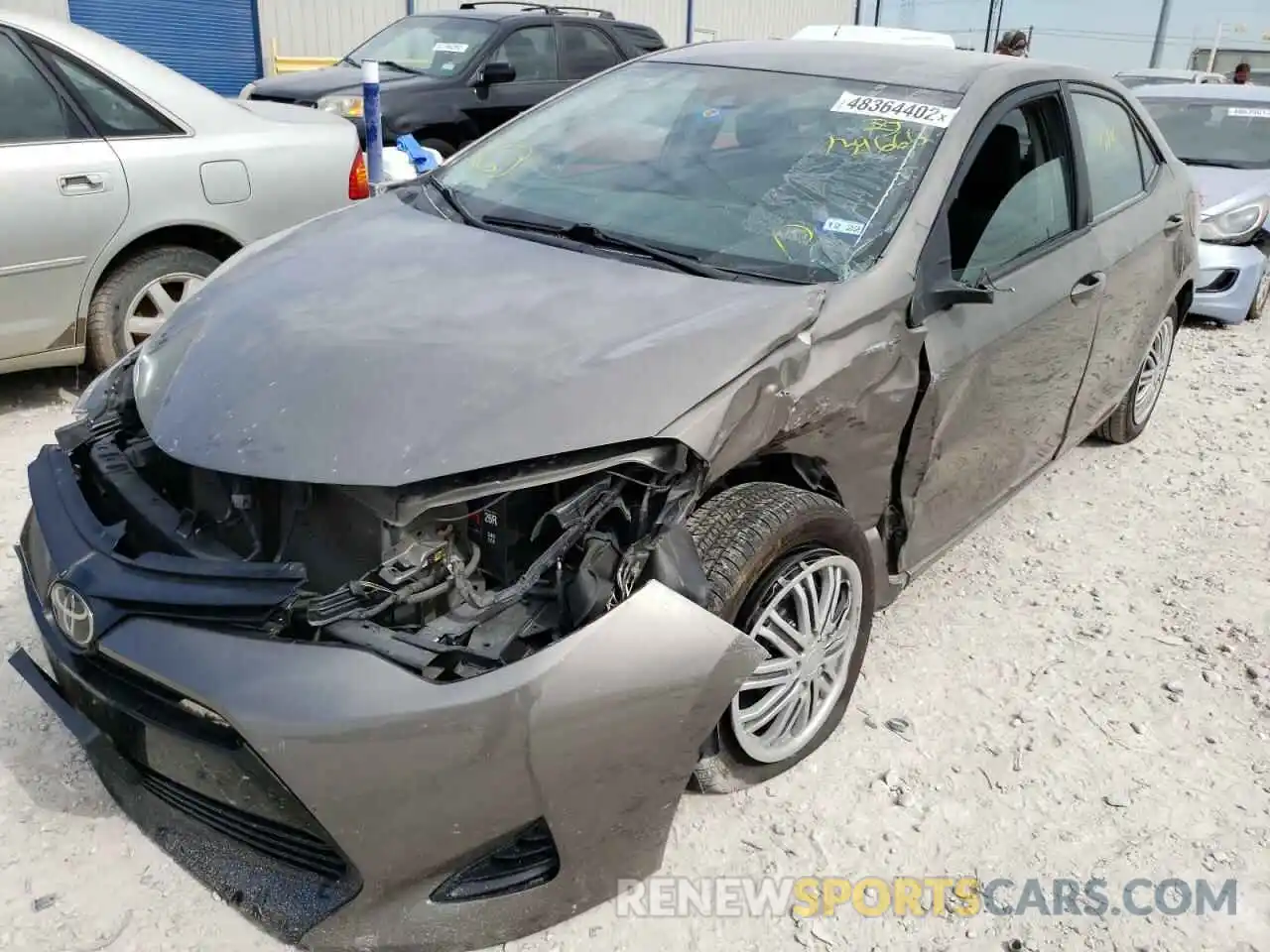 2 Photograph of a damaged car 2T1BURHE9KC139666 TOYOTA COROLLA 2019