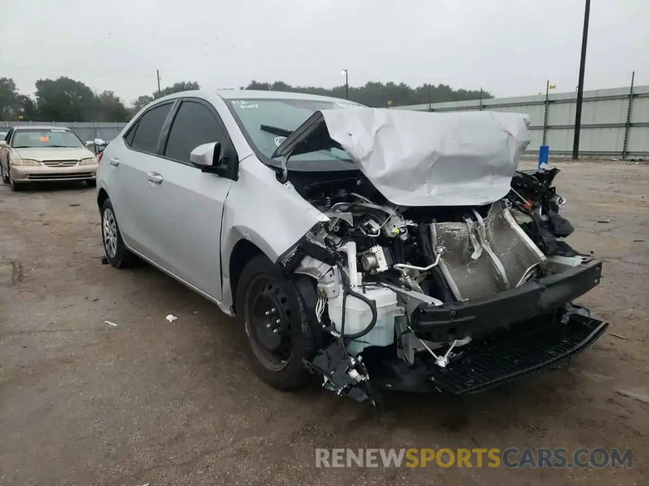 1 Photograph of a damaged car 2T1BURHE9KC140204 TOYOTA COROLLA 2019