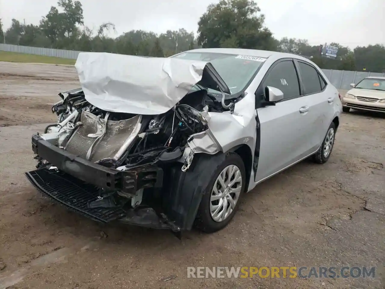 2 Photograph of a damaged car 2T1BURHE9KC140204 TOYOTA COROLLA 2019