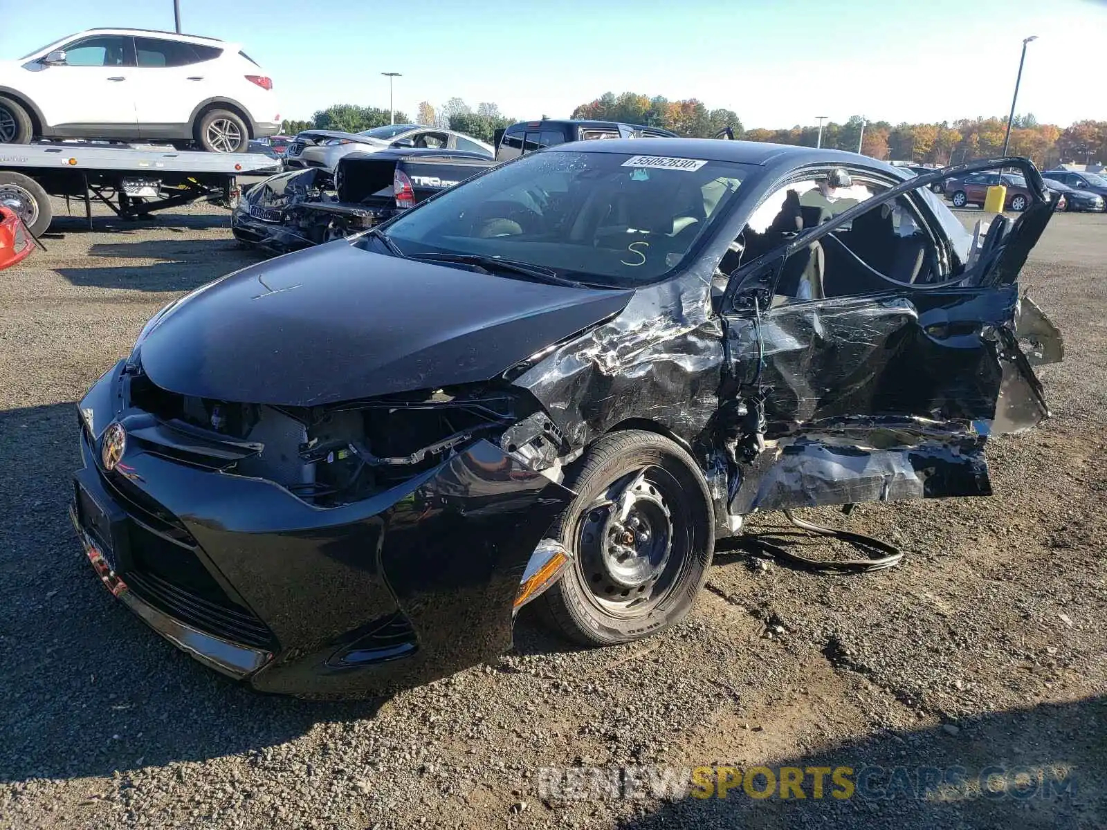 2 Photograph of a damaged car 2T1BURHE9KC140316 TOYOTA COROLLA 2019