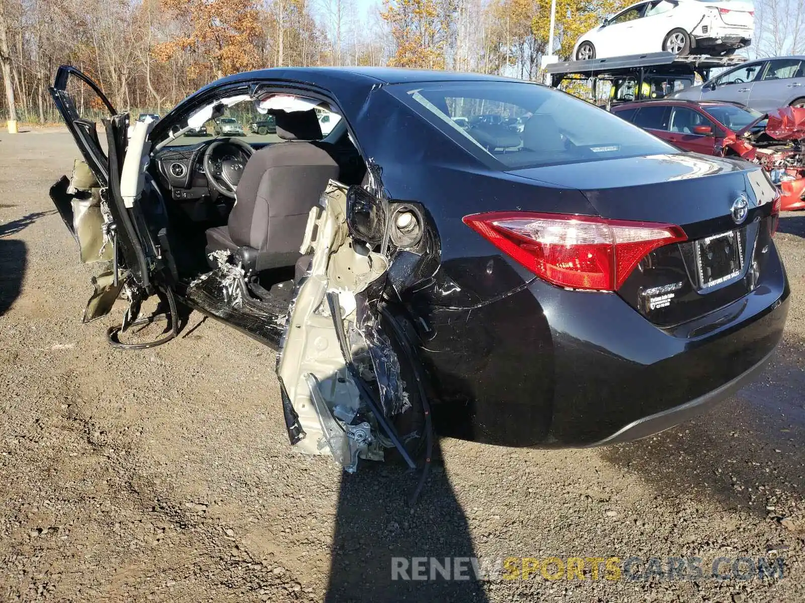 3 Photograph of a damaged car 2T1BURHE9KC140316 TOYOTA COROLLA 2019