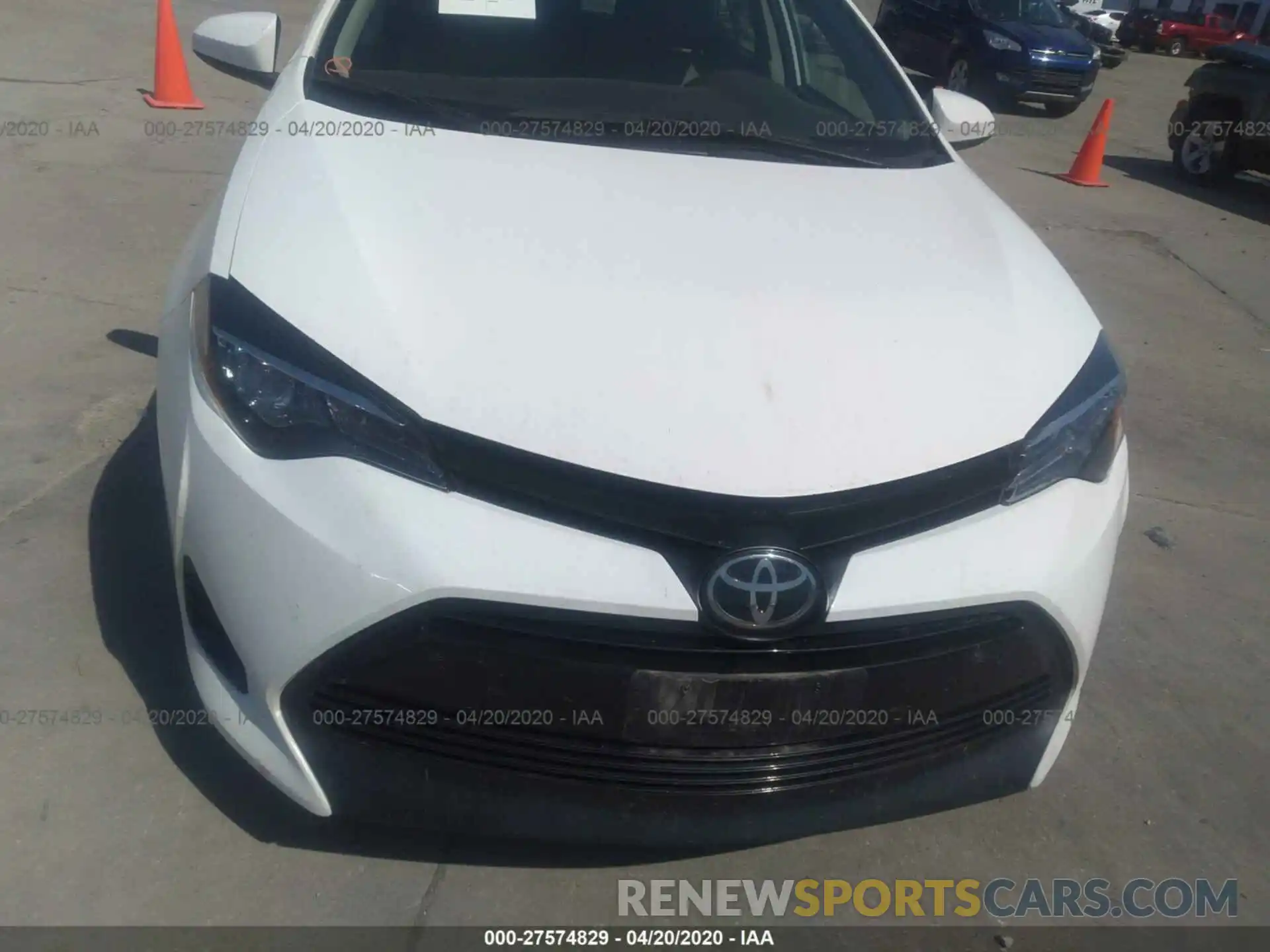 6 Photograph of a damaged car 2T1BURHE9KC140428 TOYOTA COROLLA 2019