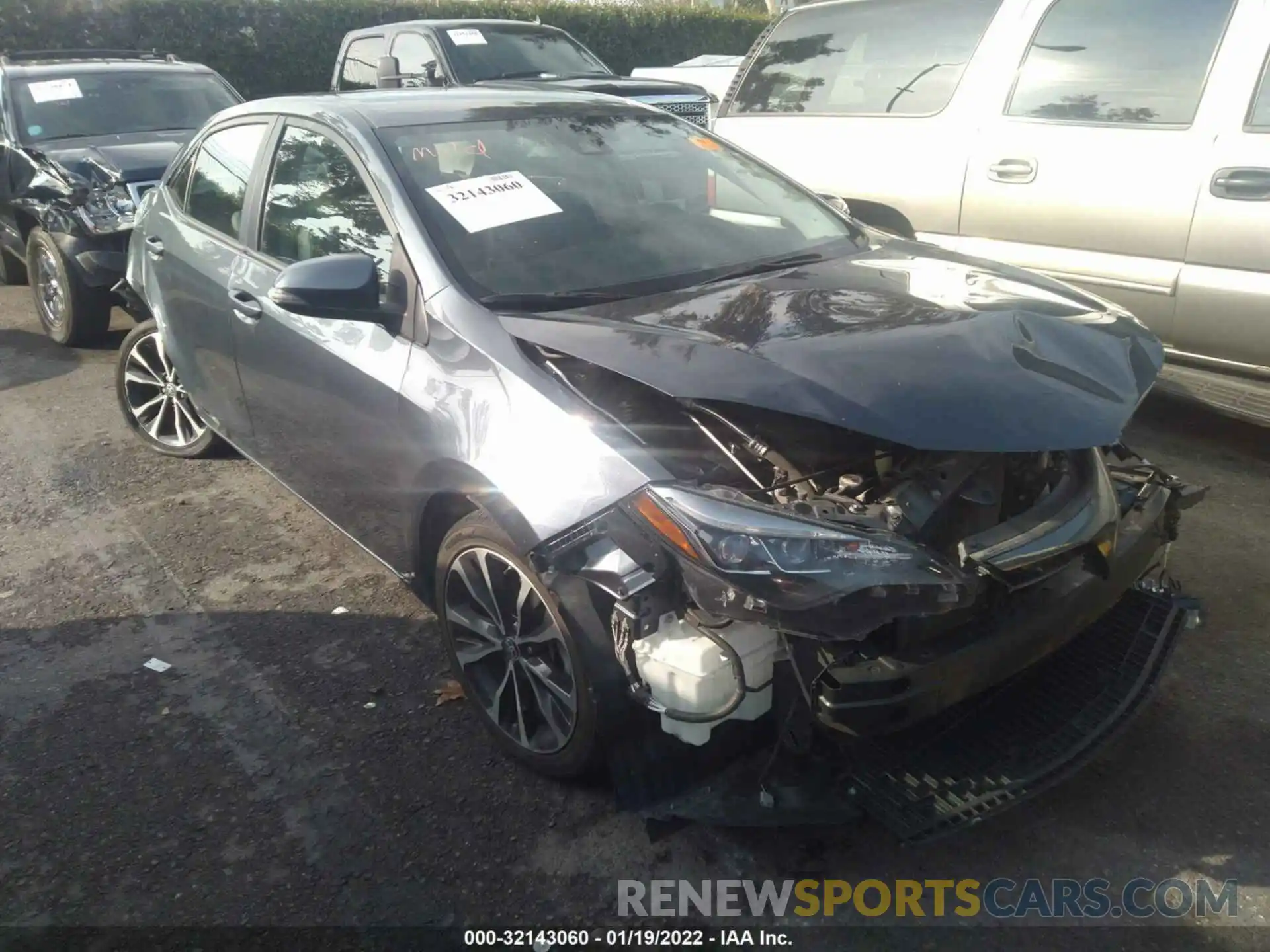 1 Photograph of a damaged car 2T1BURHE9KC140445 TOYOTA COROLLA 2019