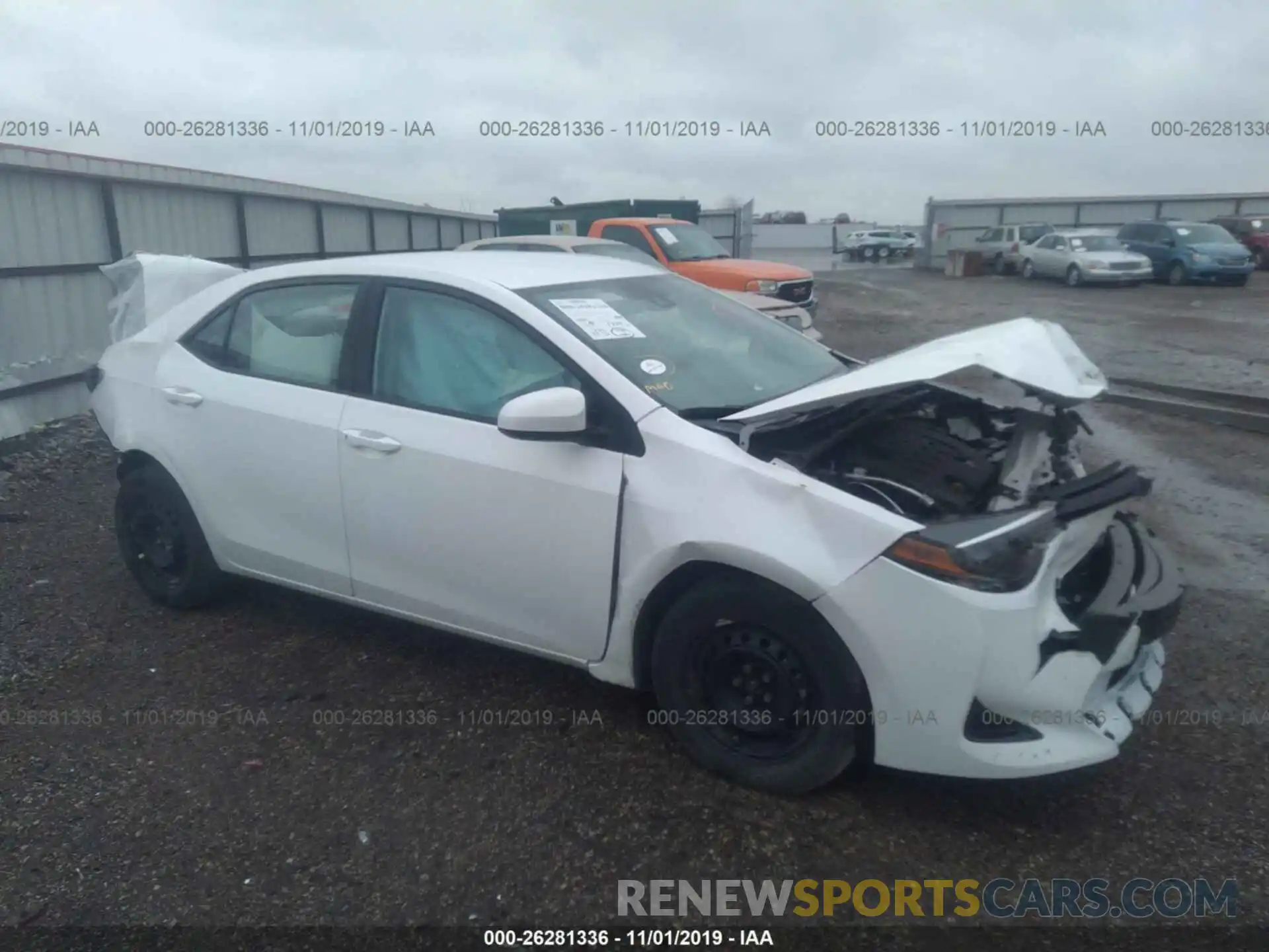 1 Photograph of a damaged car 2T1BURHE9KC140669 TOYOTA COROLLA 2019