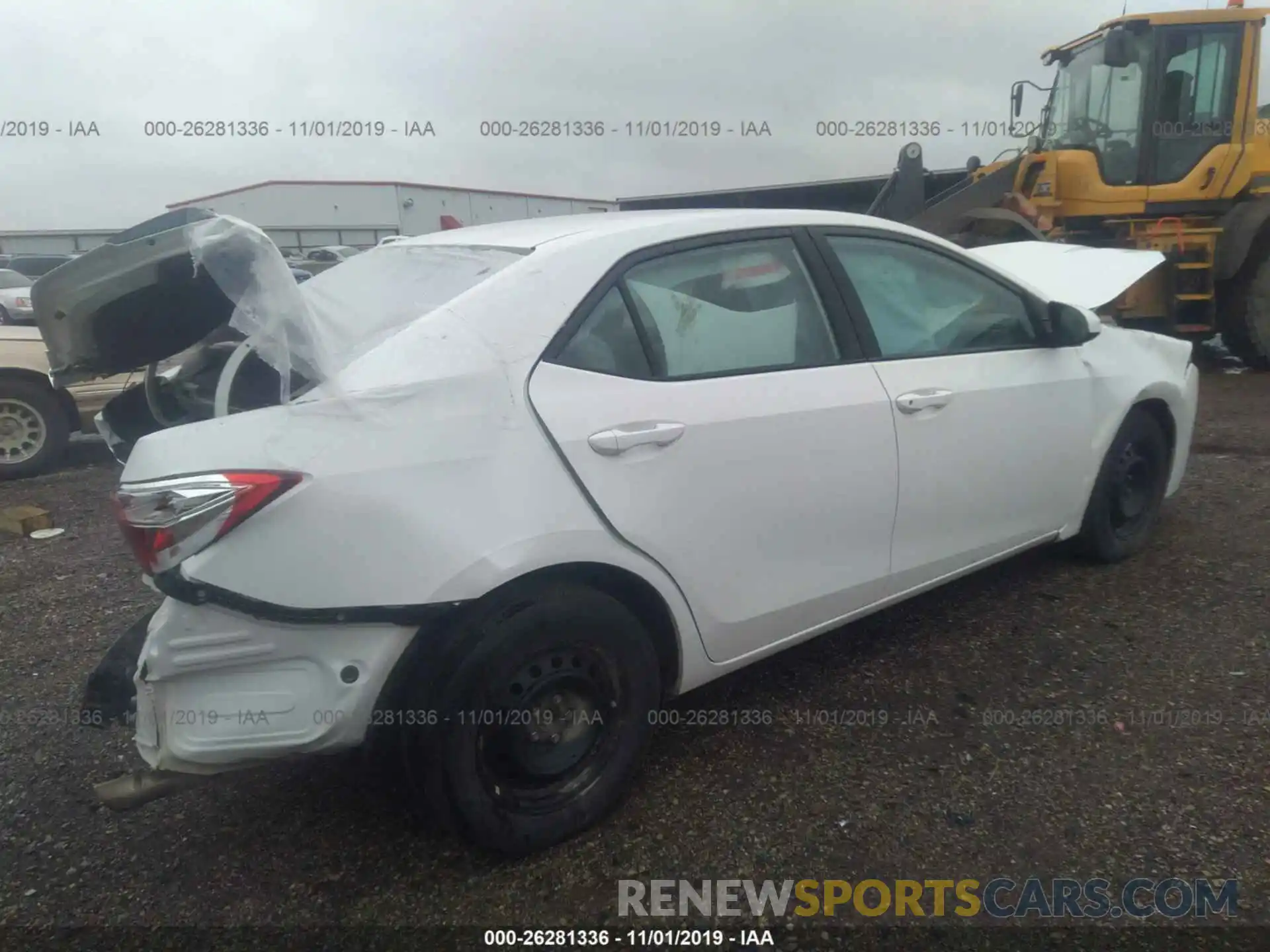 4 Photograph of a damaged car 2T1BURHE9KC140669 TOYOTA COROLLA 2019