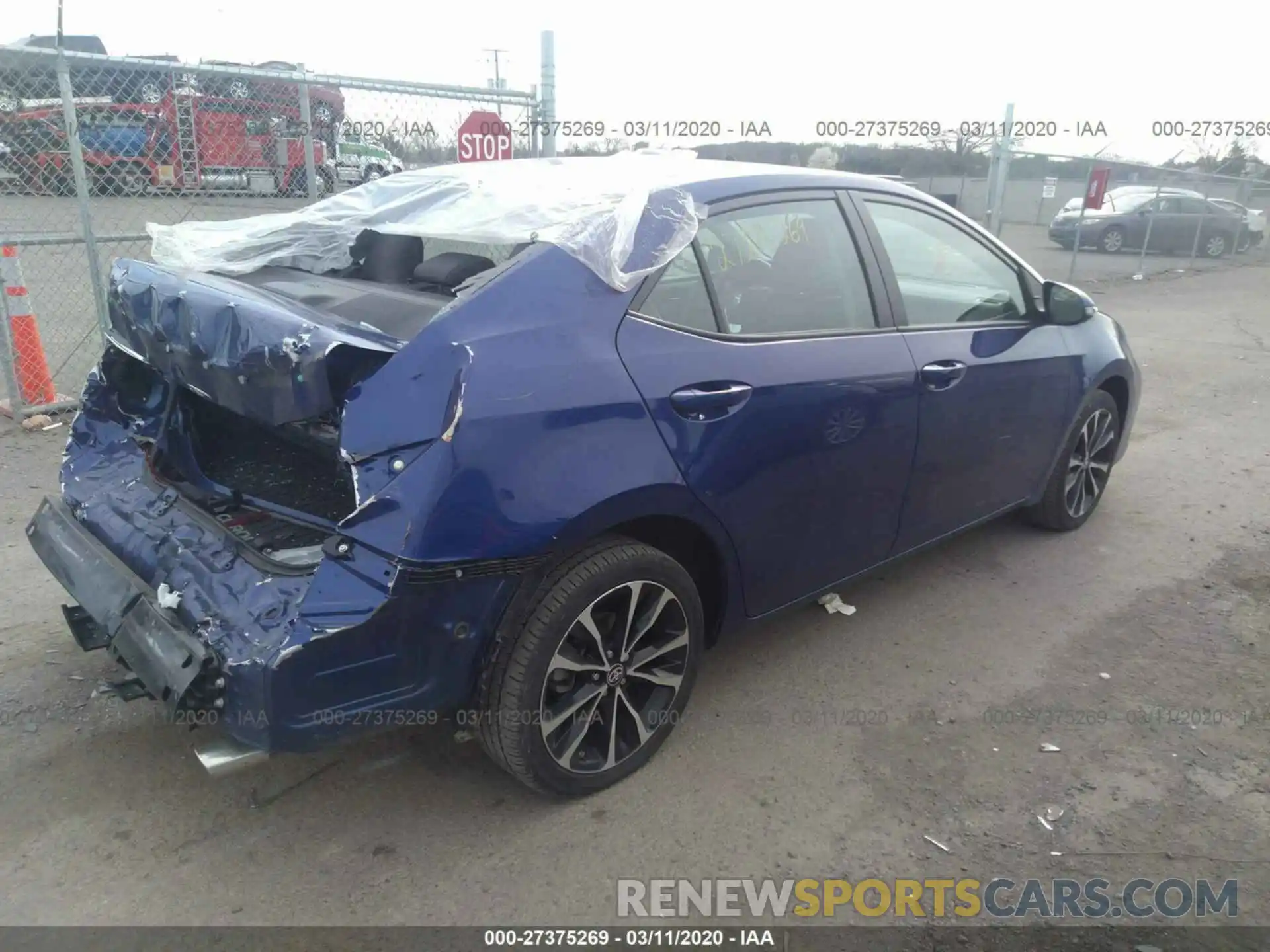 4 Photograph of a damaged car 2T1BURHE9KC140882 TOYOTA COROLLA 2019