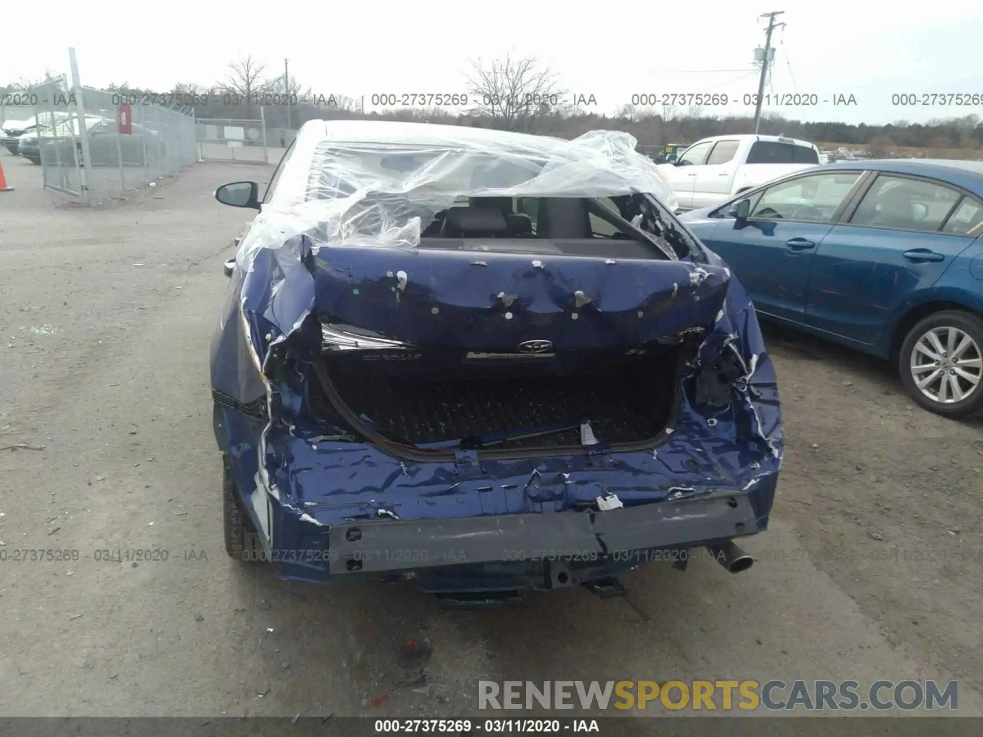 6 Photograph of a damaged car 2T1BURHE9KC140882 TOYOTA COROLLA 2019