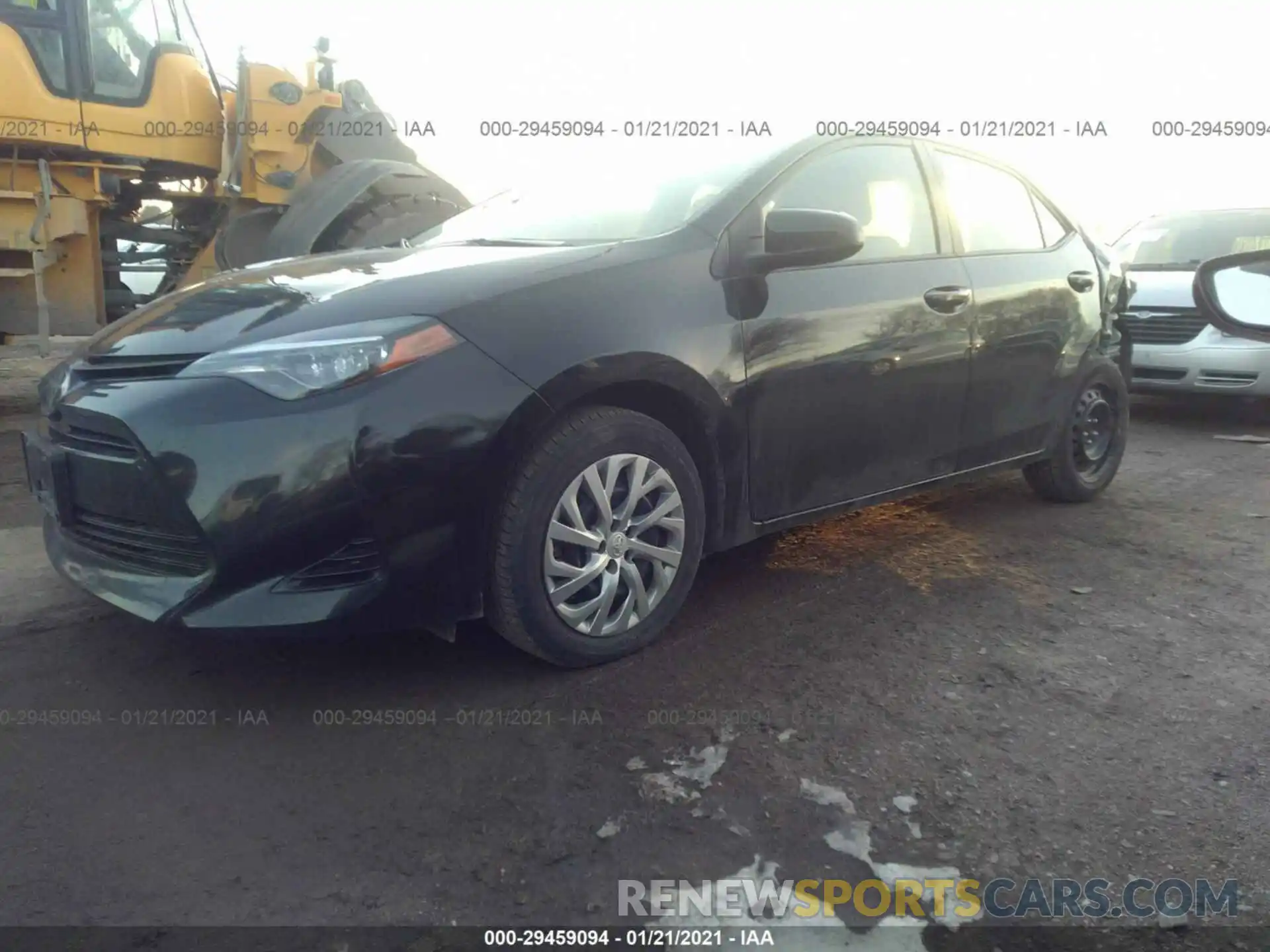 2 Photograph of a damaged car 2T1BURHE9KC141126 TOYOTA COROLLA 2019