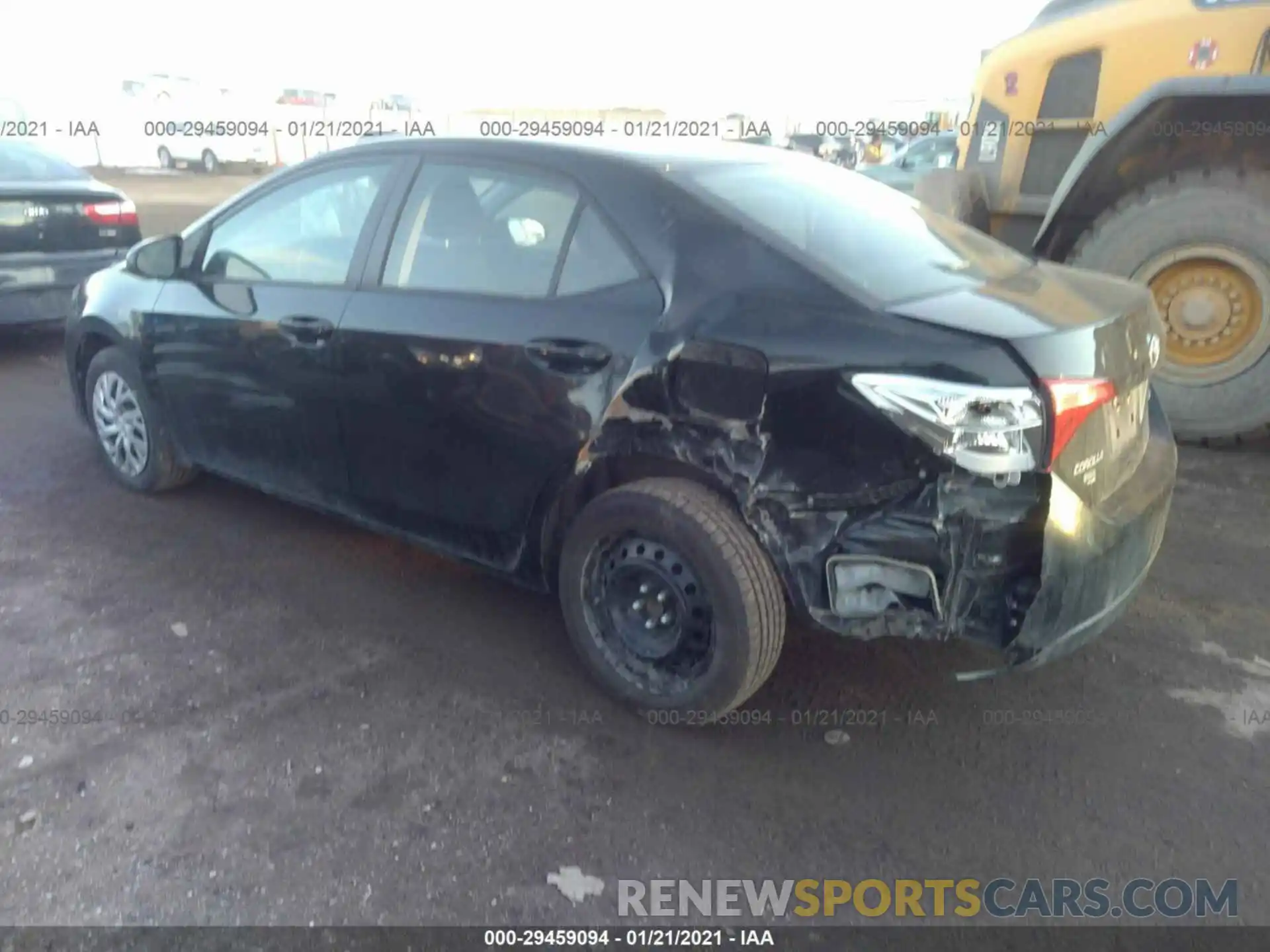 3 Photograph of a damaged car 2T1BURHE9KC141126 TOYOTA COROLLA 2019