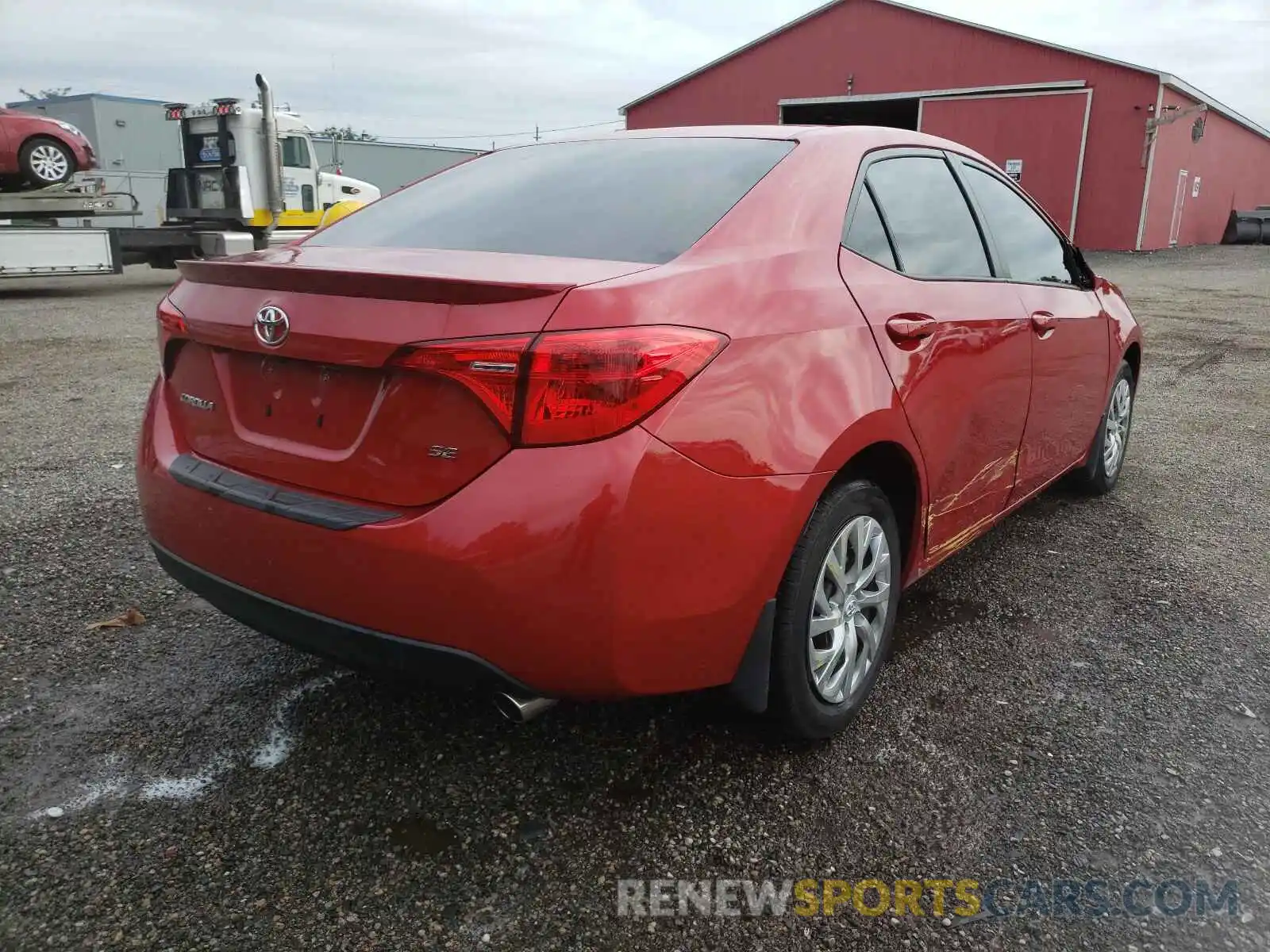 4 Photograph of a damaged car 2T1BURHE9KC141434 TOYOTA COROLLA 2019