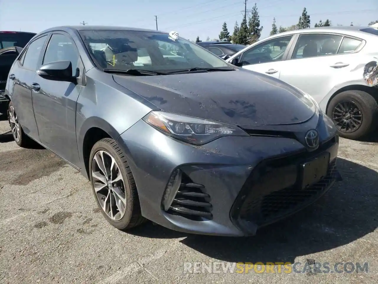 1 Photograph of a damaged car 2T1BURHE9KC142633 TOYOTA COROLLA 2019