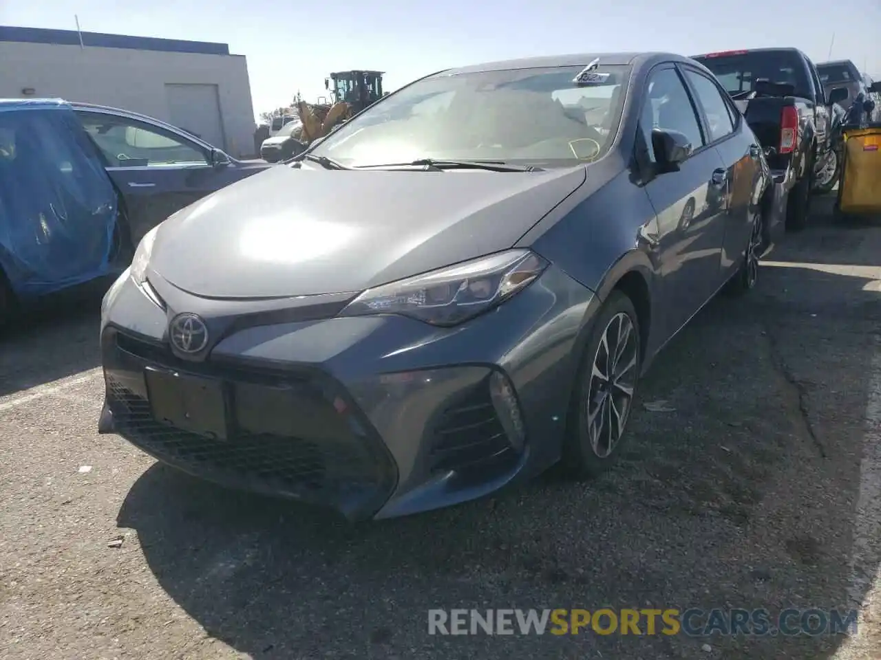 2 Photograph of a damaged car 2T1BURHE9KC142633 TOYOTA COROLLA 2019